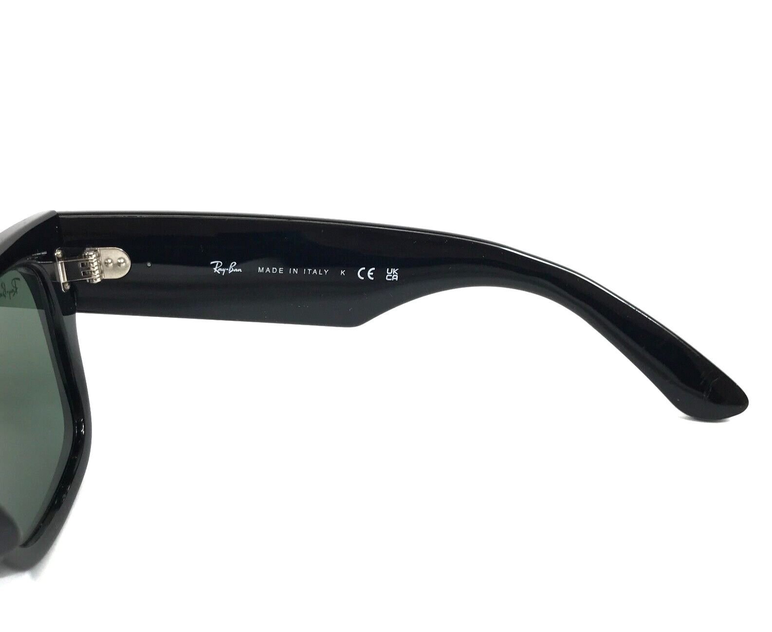 Ray-Ban Sunglasses RB0840-S MEGA WAYFARER 901/31 Polished Black w/ G-15 Lenses