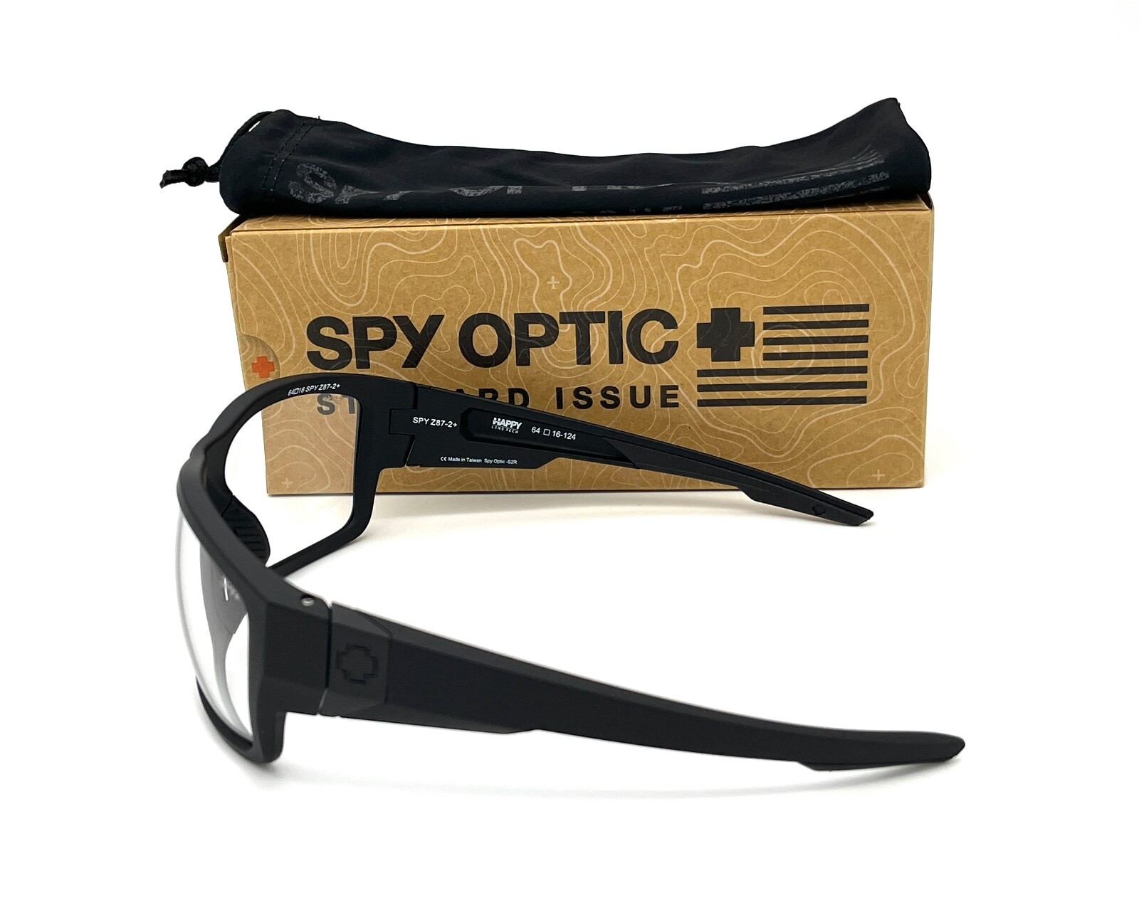 SPY DIRTY MO TECH SOSI ANSI Matte Black / Clear 64mm Sunglasses