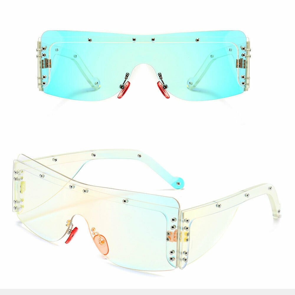 Party Rimless Irregular Design Sunglasses For Both Men Women Street Exquisite