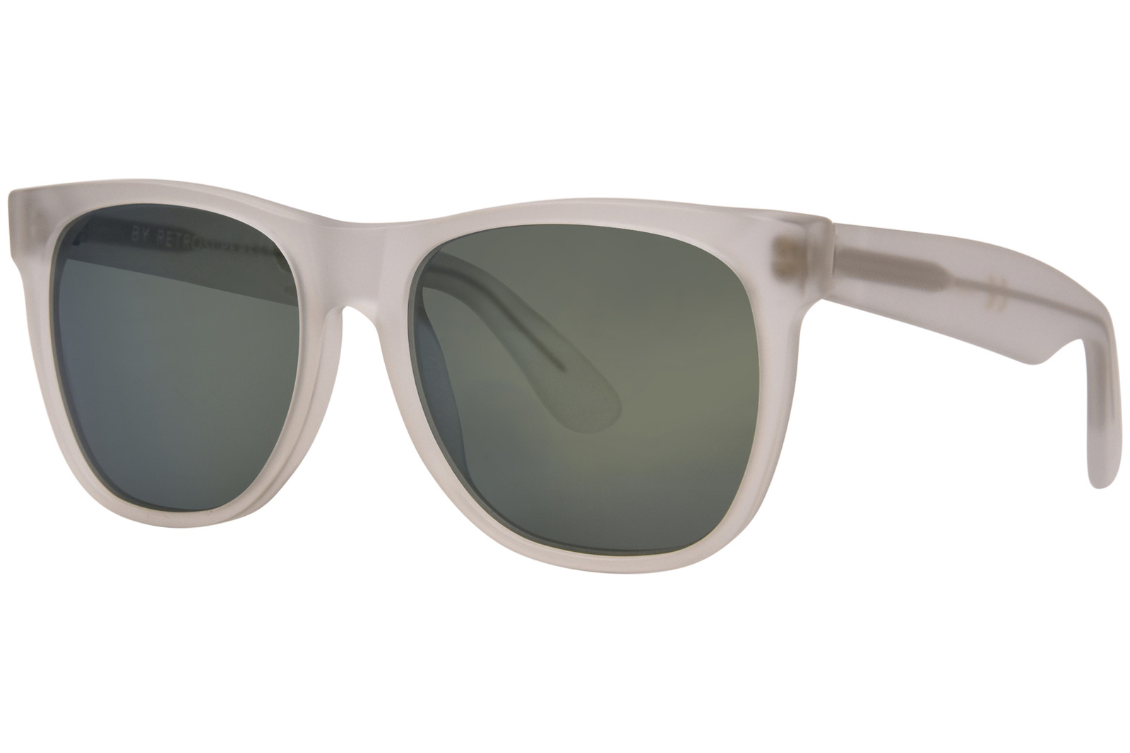 RetroSuperFuture Classic 7AM/R F16 Sunglasses Matte Grey/Green Mirror Lens 55mm