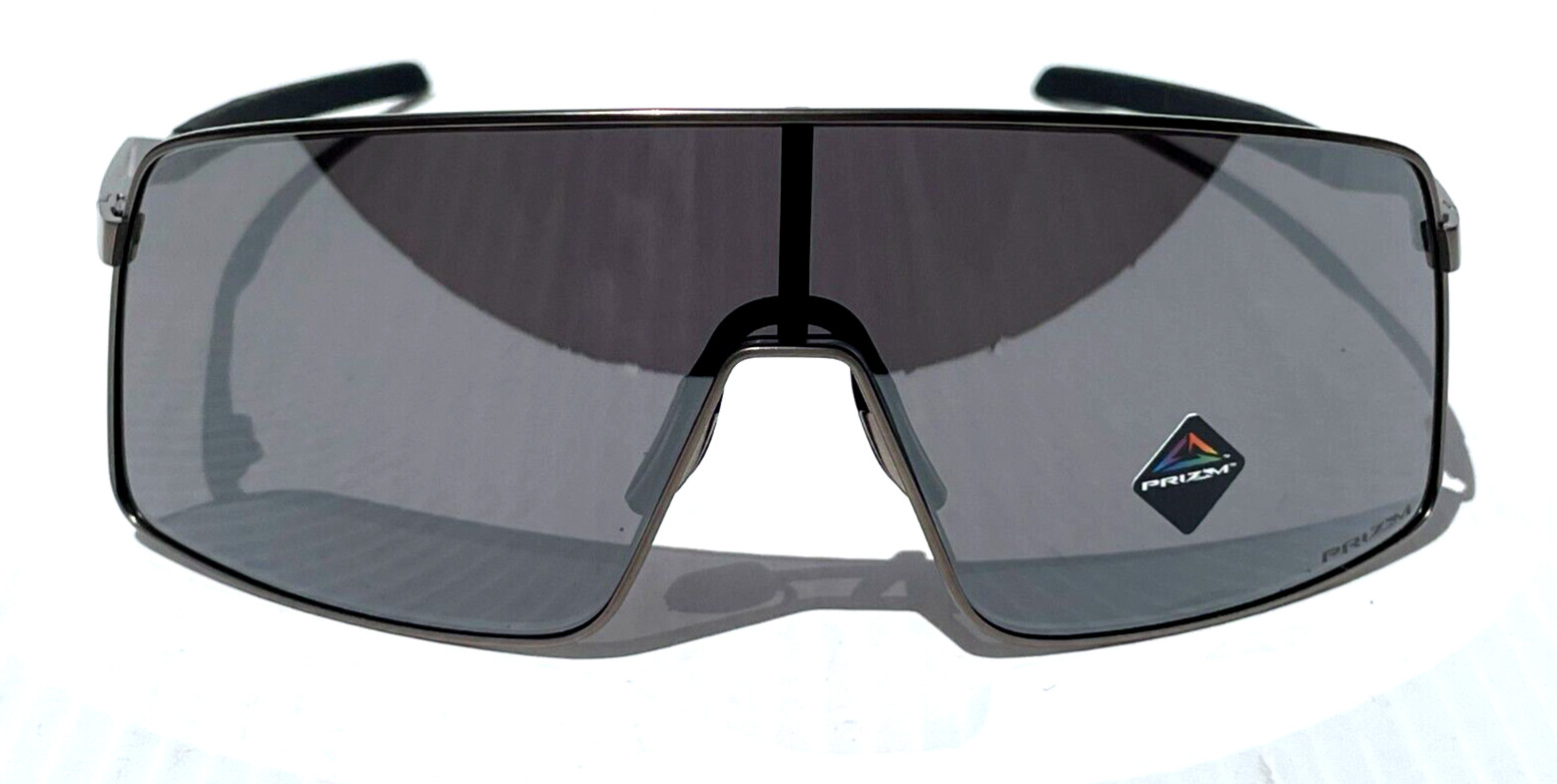 NEW Oakley SUTRO TI Matte Gunmetal PRIZM Black lens Sunglass 6013-01