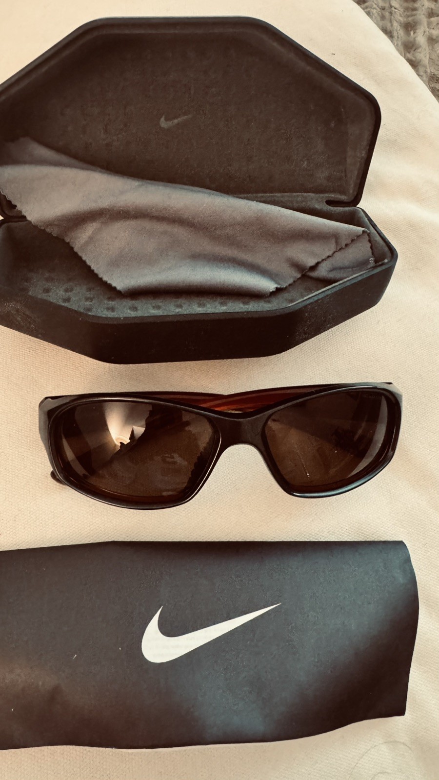 Nike Karma EV0582 001 Black Oval Wrap Sunglasses Frames China Men Women Sports