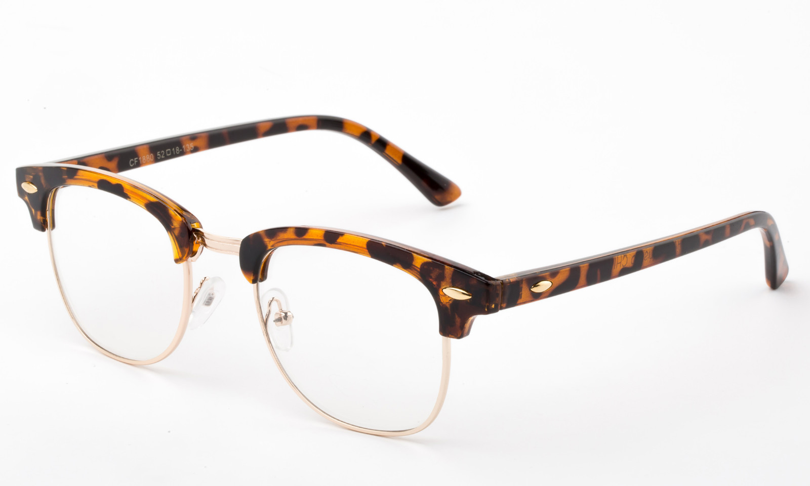 Clear Lens Glasses Tortoise Turtle Shell Retro Horn Fashion Eyewear UV100%