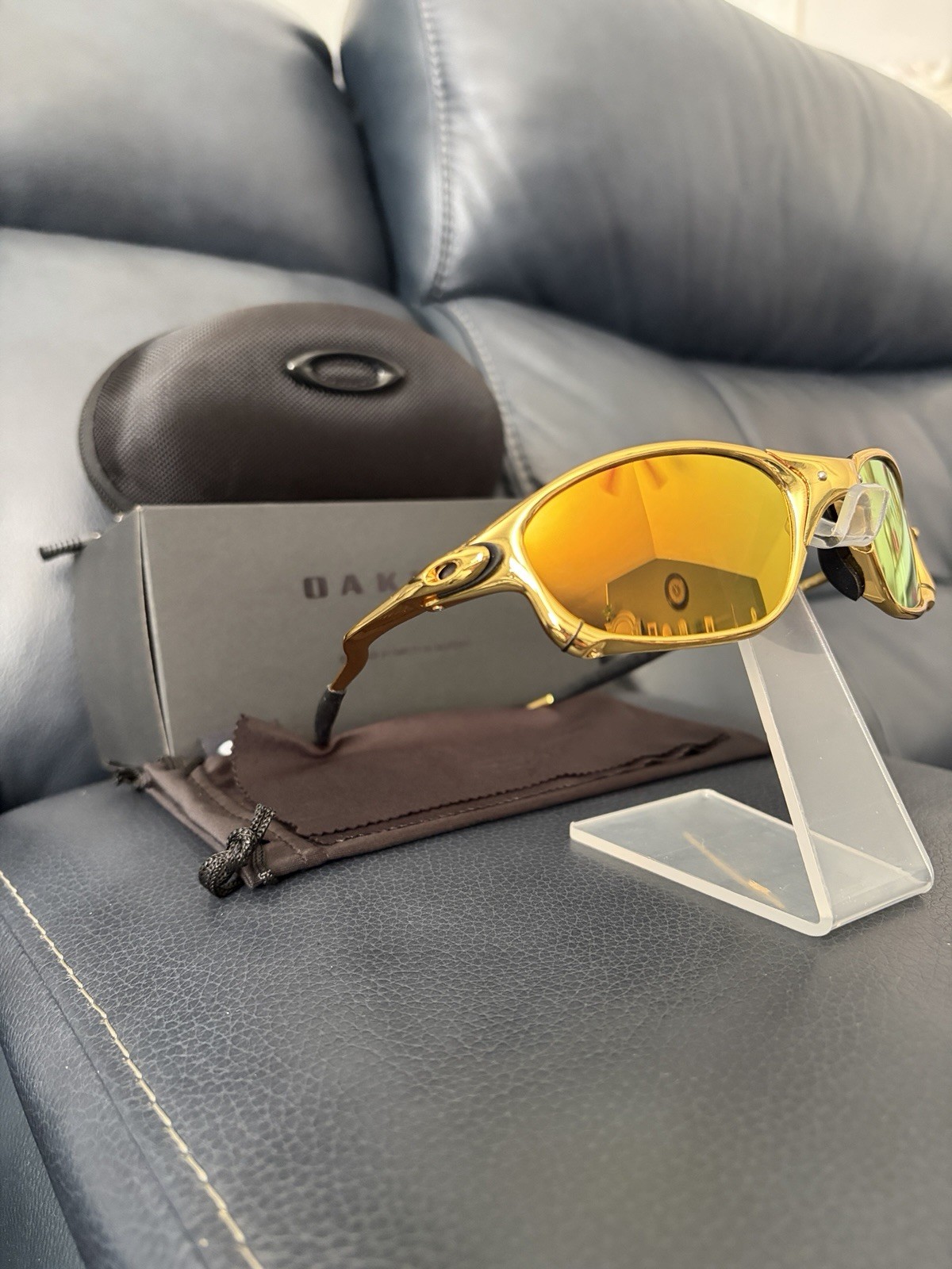 Oakley X-Metal Juliet 1.0 Sunglasses Gold Frame/Gold Lenses Brand New