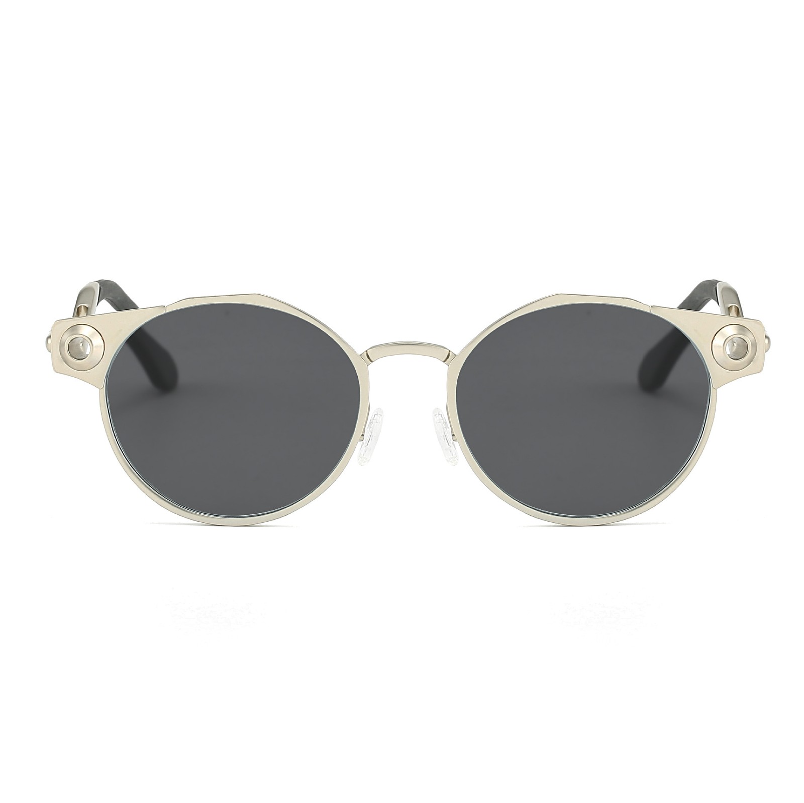 Metal Polarized Sunglasses Futuristic Design for Outdoor Cycling Sports Travel