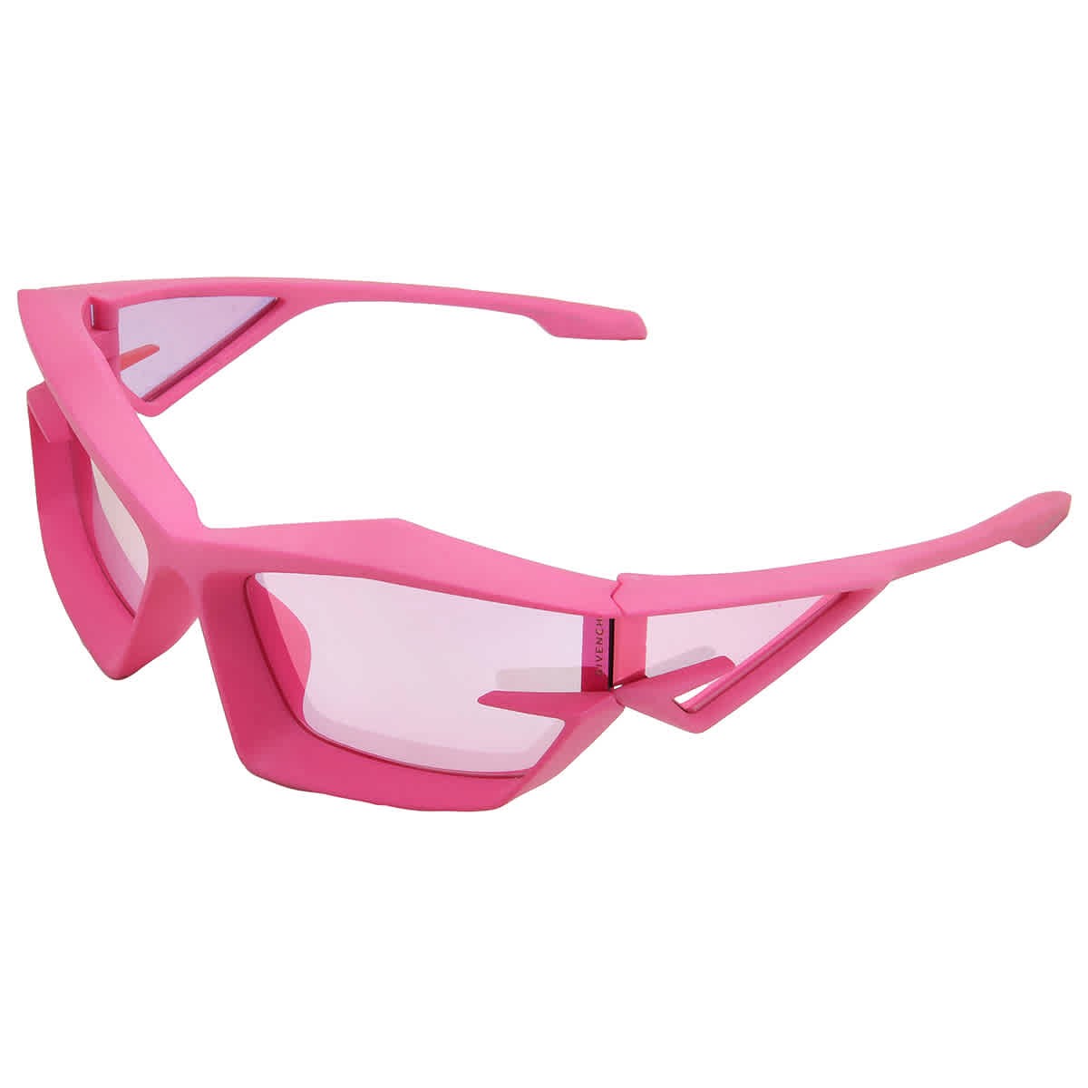 Givenchy Pink Flash Mirror Irregular Men’s Sunglasses GV40049I 73Y 69