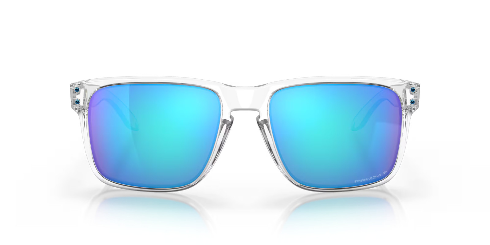 Oakley Sunglasses Holbrook XL OO9417-0759 Clear W/ PRIZM Sapphire POLARIZED