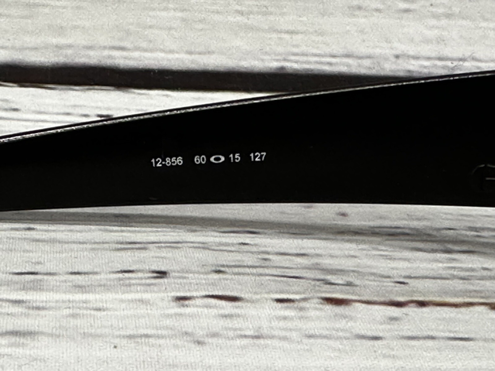 Oakley Sunglasses 12-856 60 15 Matte Black Frame 127mm Gray Polarized Lens