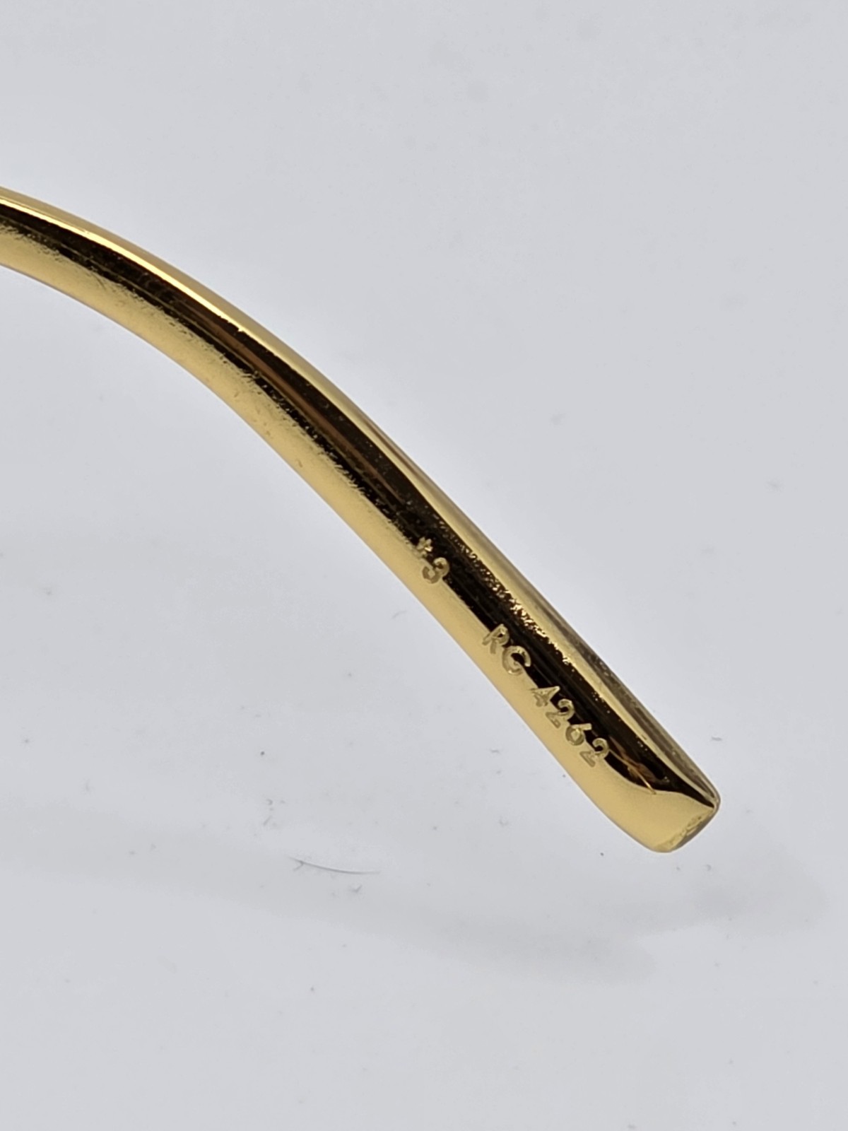 Louis Vuitton Ash Aviator Rimless Sunglasses Gold Frame Z1261W SEE PHOTOS