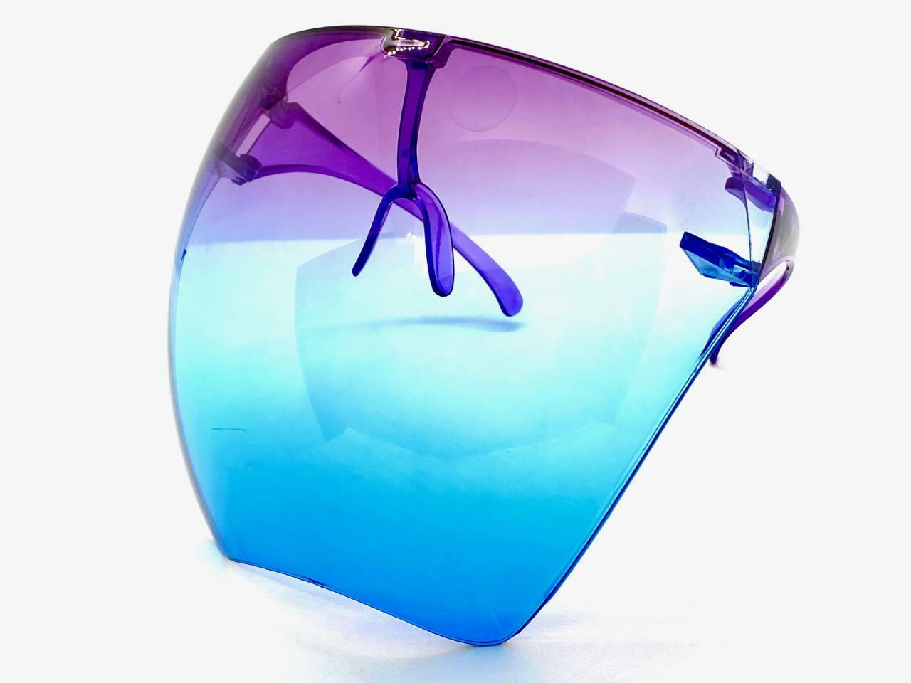 Oversized Bubble Face Shield Visor SUN GLASSES Protective Eyewear Anti Fog Lens