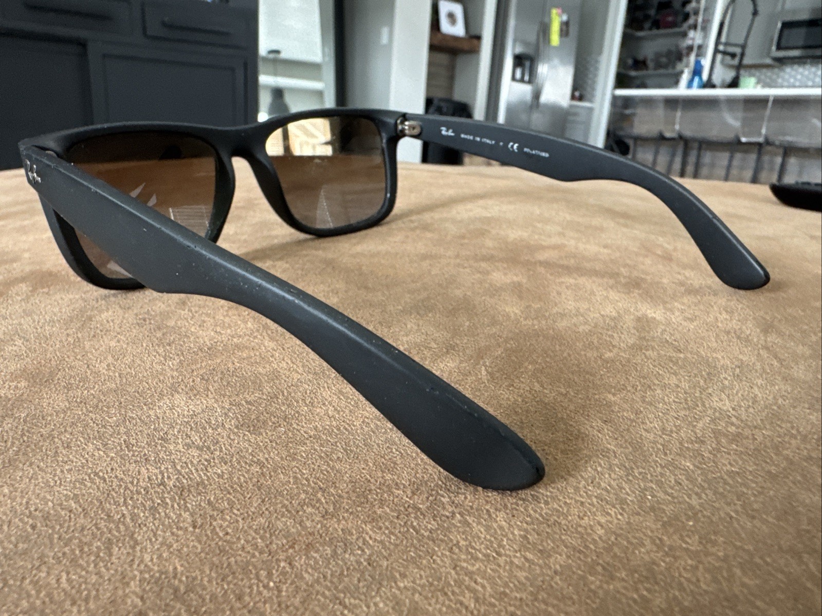 RAY BAN RB4165 622 T3 Matte Black Bronze Polarized Men’s 54mm Sunglasses #K37