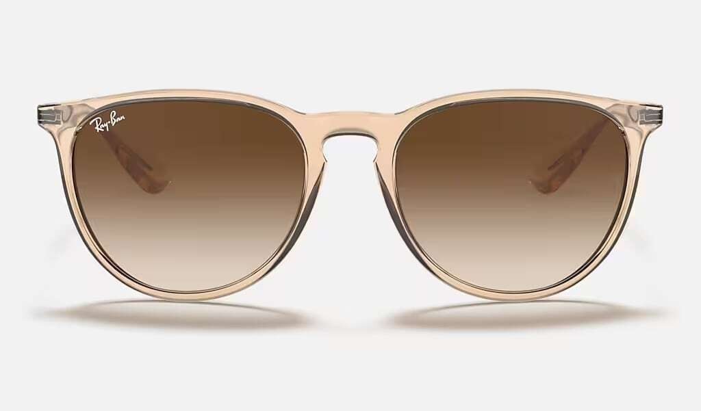 Ray-Ban RB4171 Erika Color Mix Transparent Brown/Brown Gradient 54 mm Sunglasses