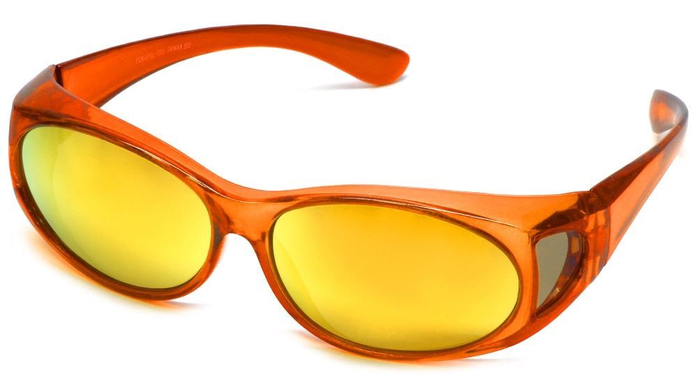 Calabria 2866 Small-Medium Polarized Fit-Over Sunglasses 8 Color Choose 5.5″x1.5