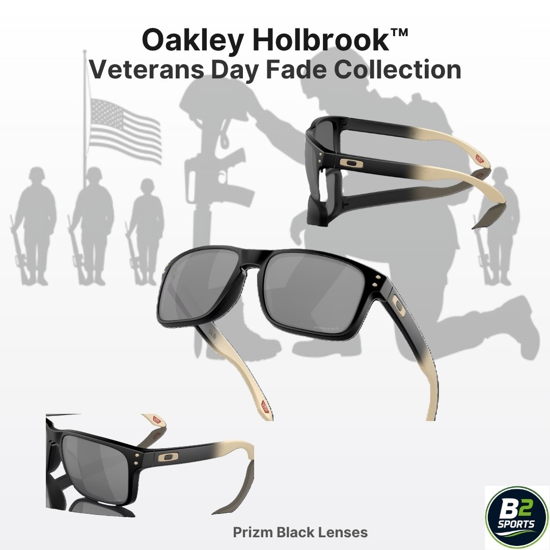 Oakley Holbrook Veterans Day Fade Collection | Prizm Black Lenses
