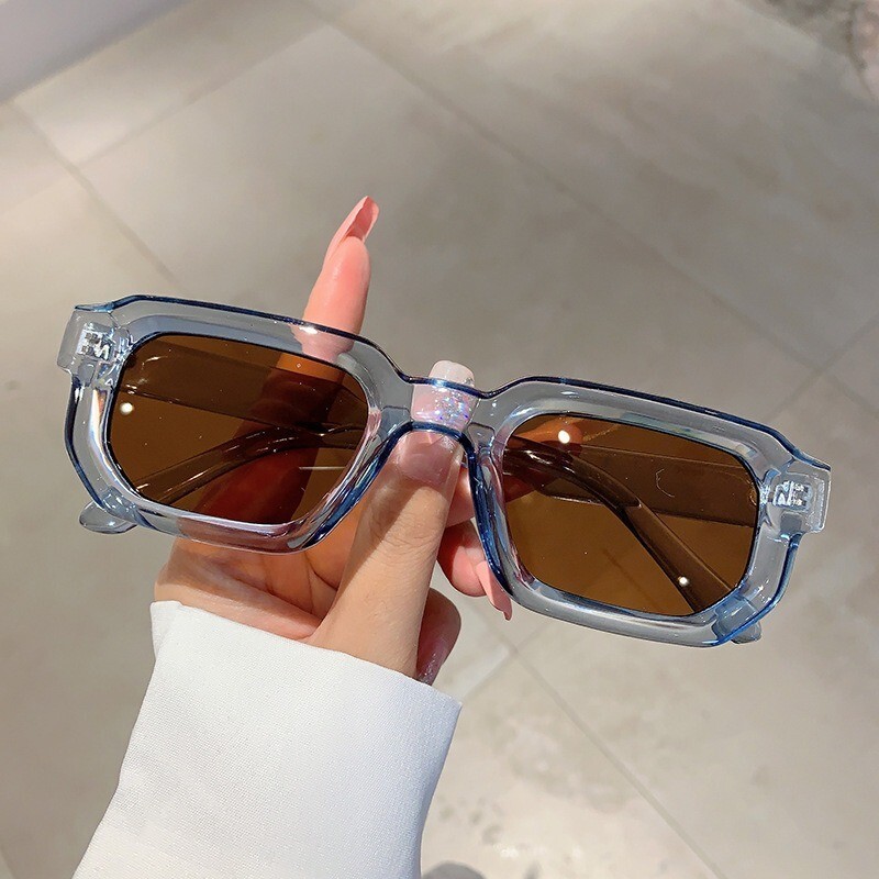 MEN SUNGLASSES HIP HOP SQUARE DESIGNER SHADES RETRO THICK FRAME CLASSIC FASHION
