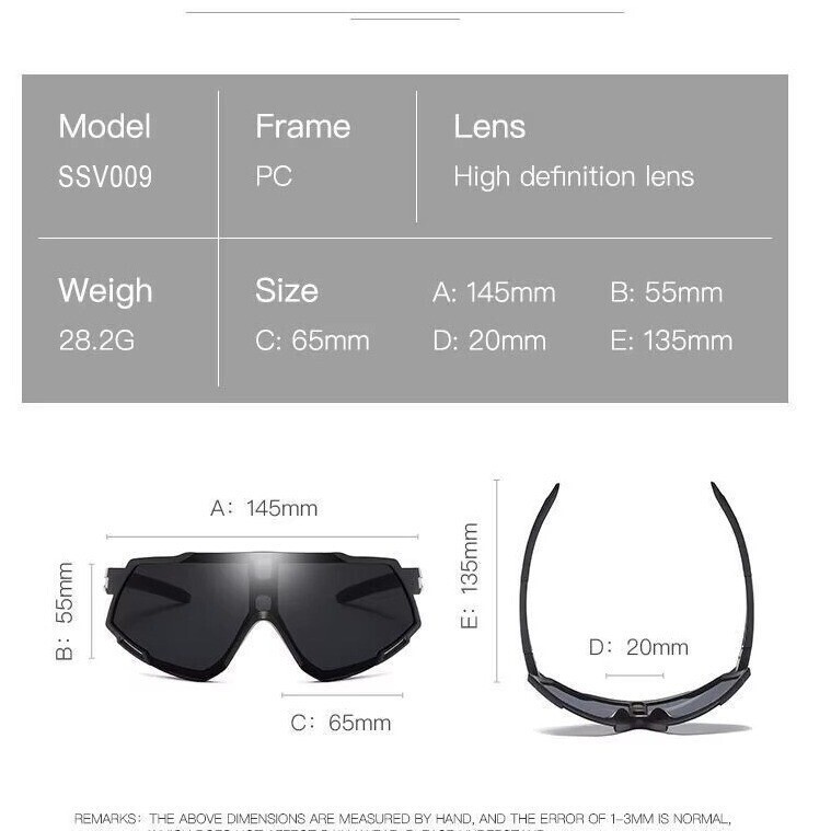 UV Protection Motorcycle Sunglasses Cricket, Driving Fishing Anti-fog Lens Gafas