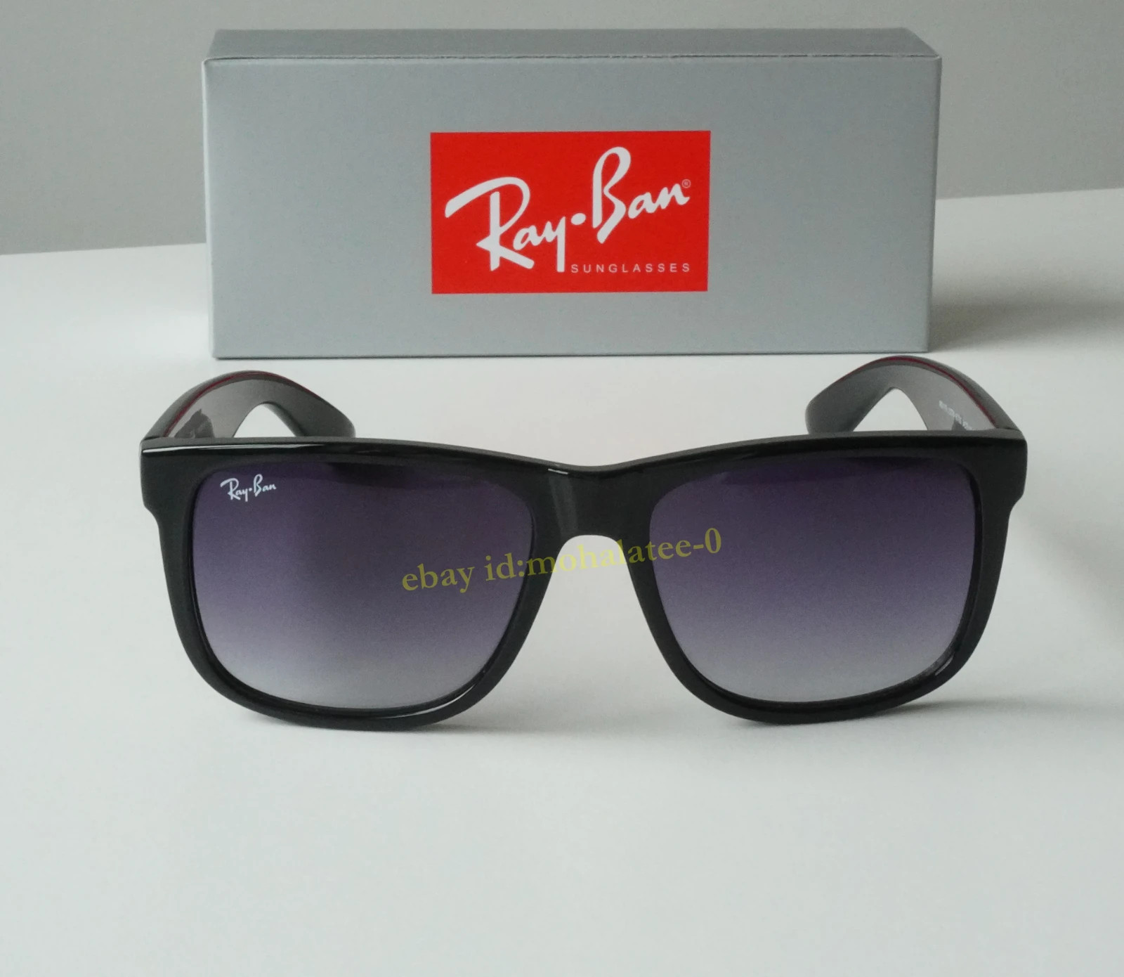 Ray-Ban RB4165 601-8G Grey Gradient Lens Matte Black Frame Unisex Sunglasses 54
