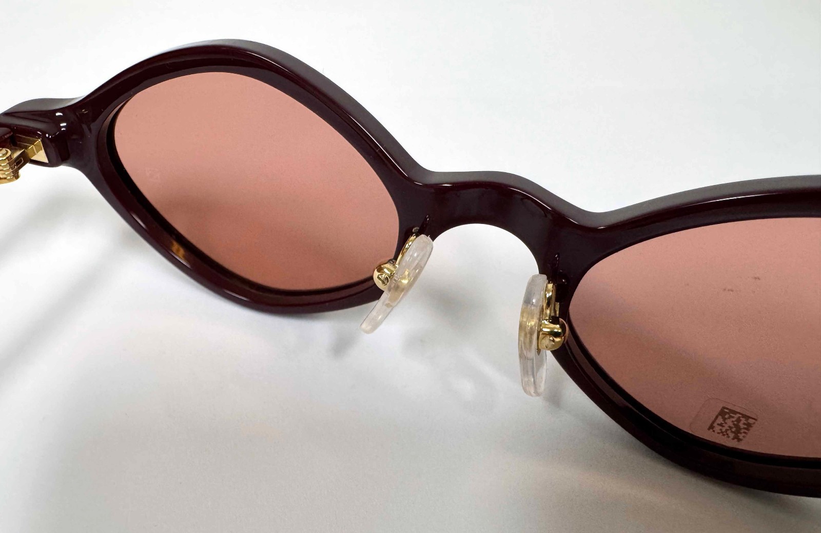 Cartier CT0540S Premiere de Cartier Geometric Sunglasses Burgundy-Gold/Pink lens