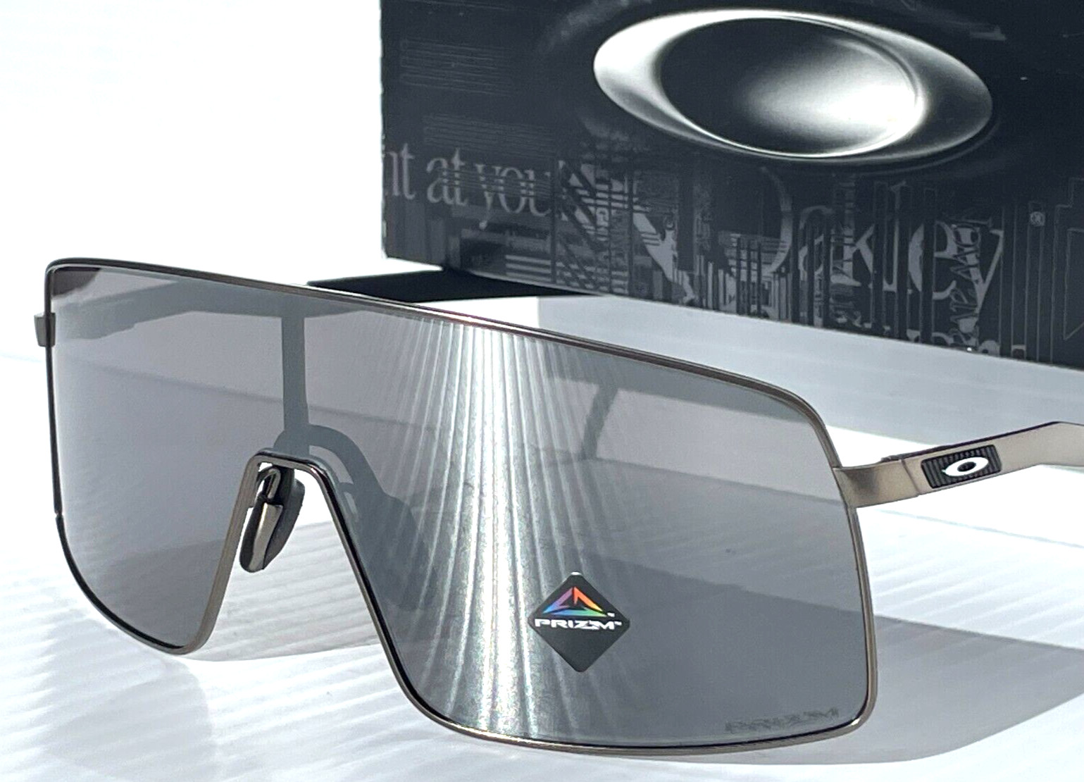 NEW Oakley SUTRO TI Matte Gunmetal PRIZM Black lens Sunglass 6013-01