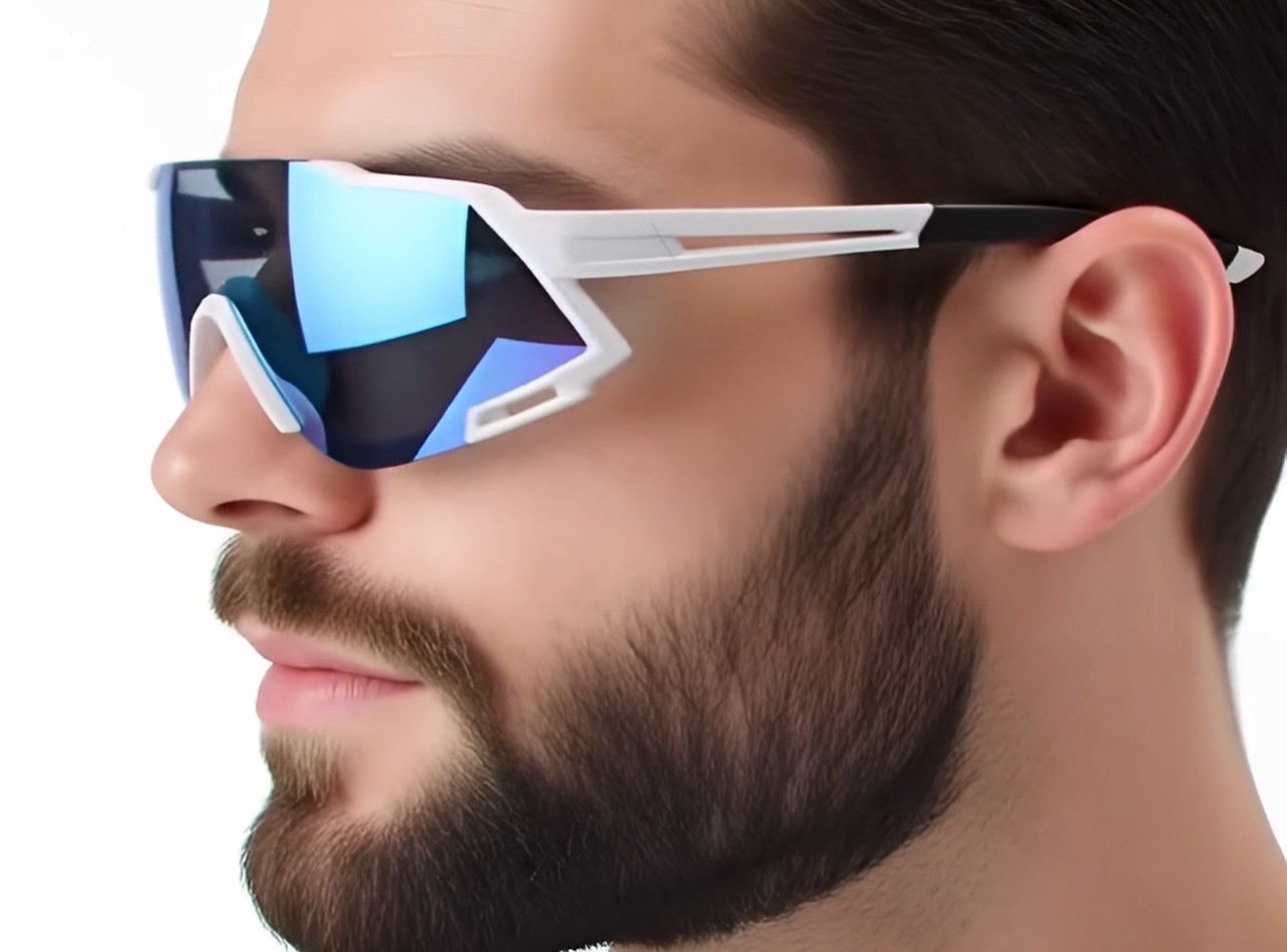 Sport Goggles Men’s Outdoor Cycling Windproof Sunglasses Mirrored Shades Glasses