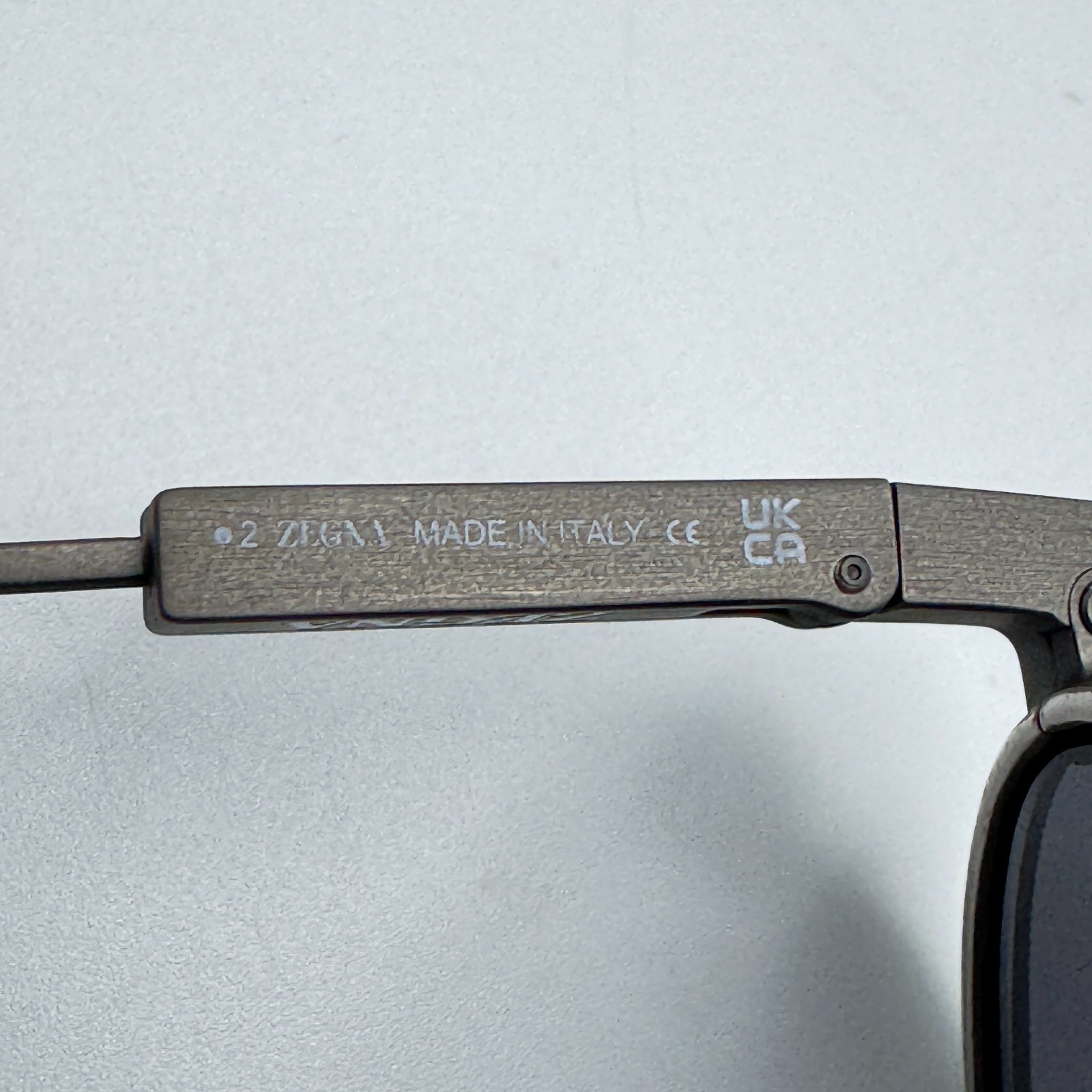 Ermenegildo Zegna Sunglasses EZ0287 09A Matte Gunmetal Frame Gray Lens 52mm