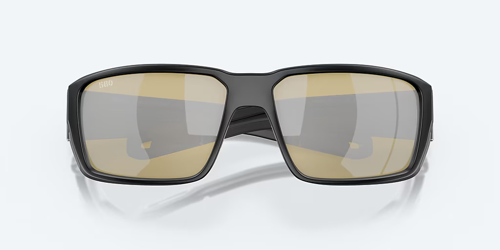 Costa Del Mar FANTAIL PRO POLARIZED Sunglasses Matte Black / Sunrise Silver 580G