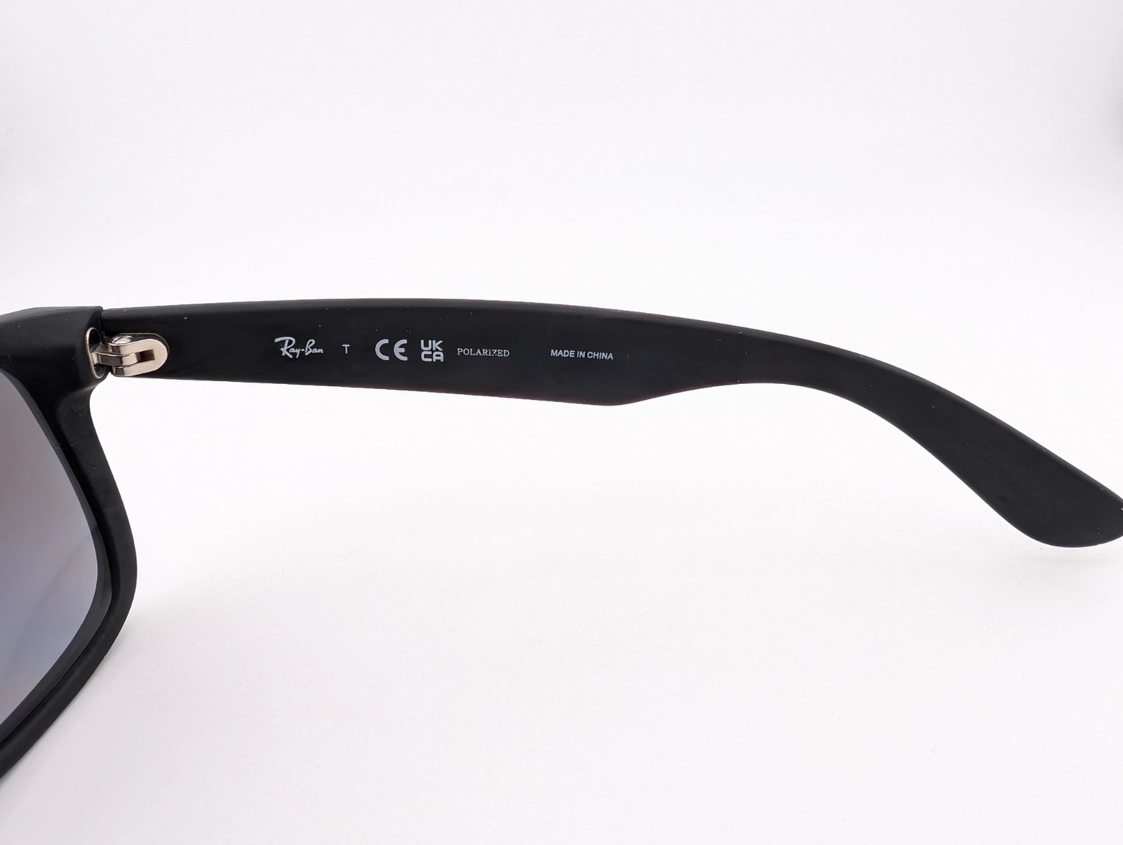 Ray-Ban Sunglasses, Polarized Lenses, Justin RB 4165 622/T3 Matte Blk, 54-16-145