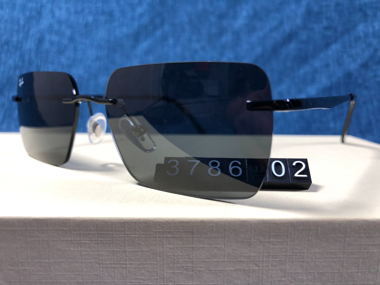 Ray-Ban RB3786 Sunglasses Black Frame 56/18mm Dark Grey Lens 002/81 145MM