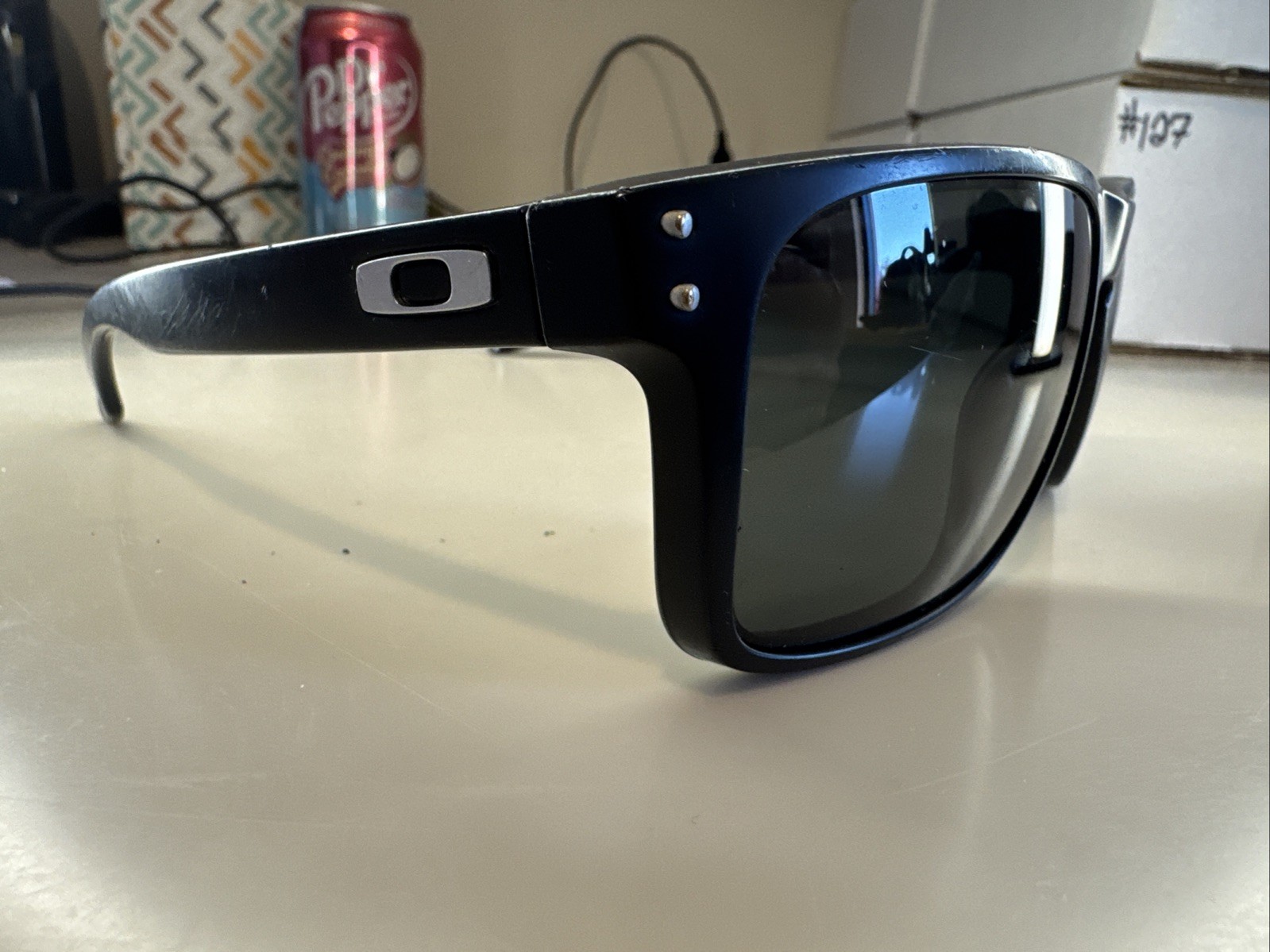 Oakley Holbrook XL (OO9417-2259) Matte Black/Grey Mens Sunglass #117