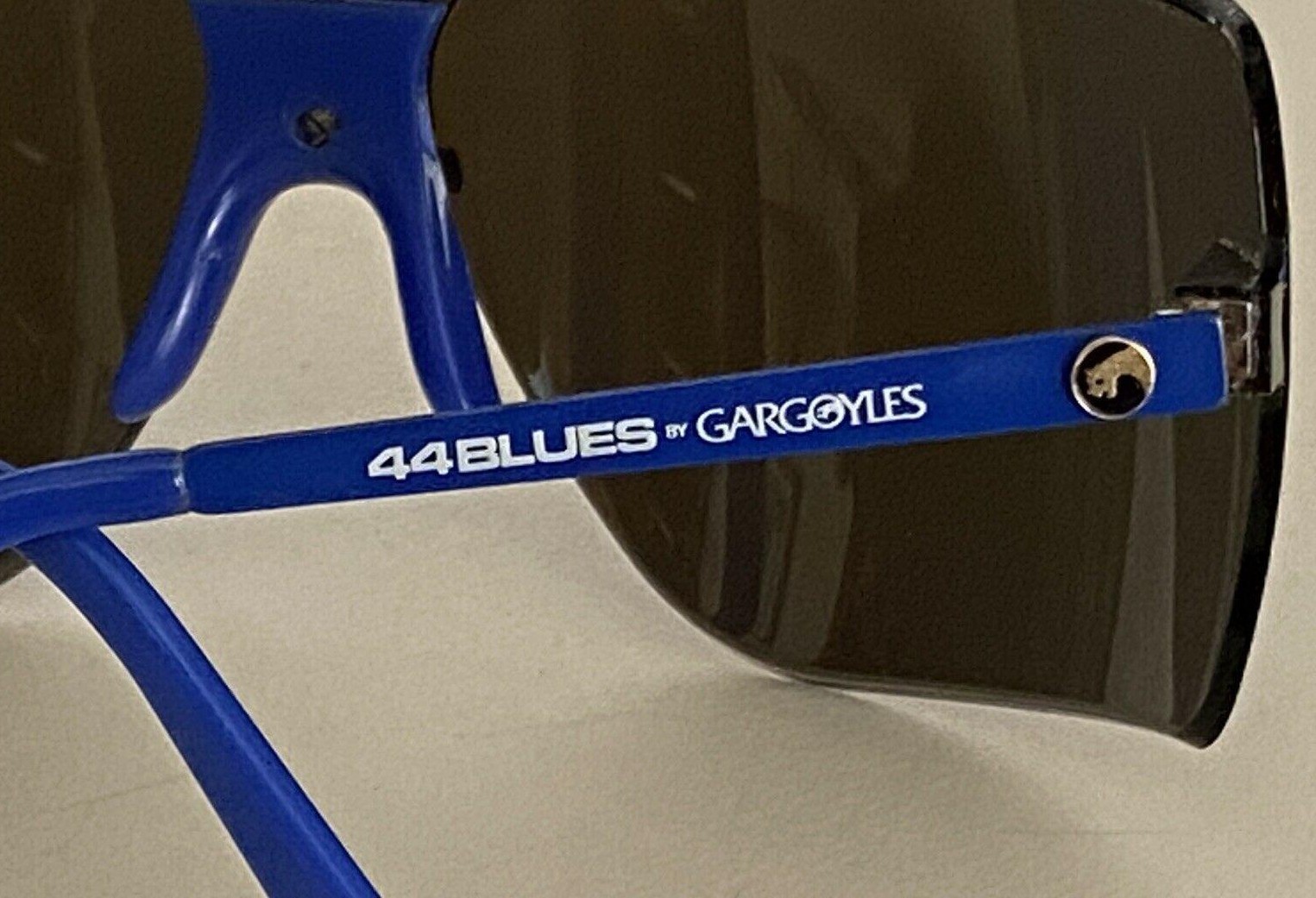 🇺🇸 1980’s Gargoyle Sunglasses 85MM – 44 Blue’s, Brian Bosworth / The – Boz !!