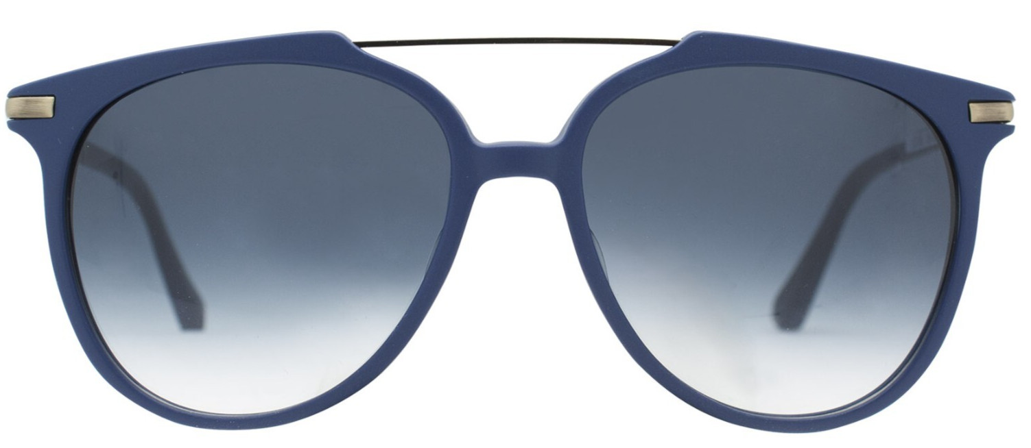 Cadillac Blue Acetate + Metal Aviator Sunglass/Italy- Carl Zeiss Lens 1716 C3