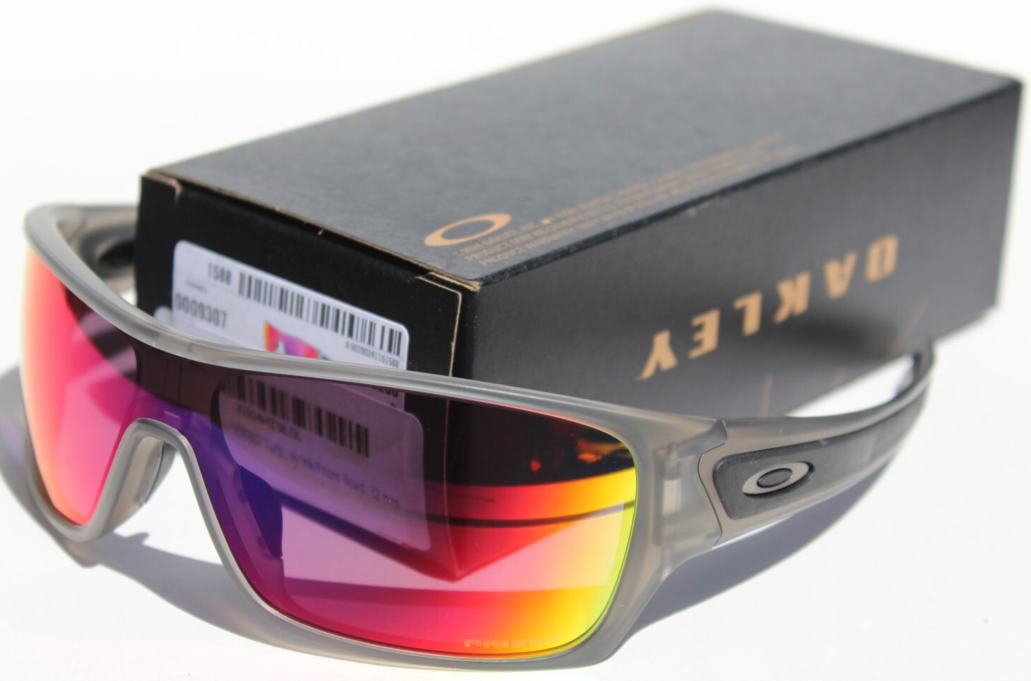 OAKLEY Turbine Rotor Sunglasses Matte Transparent Grey Ink/Prizm Road OO9307-30