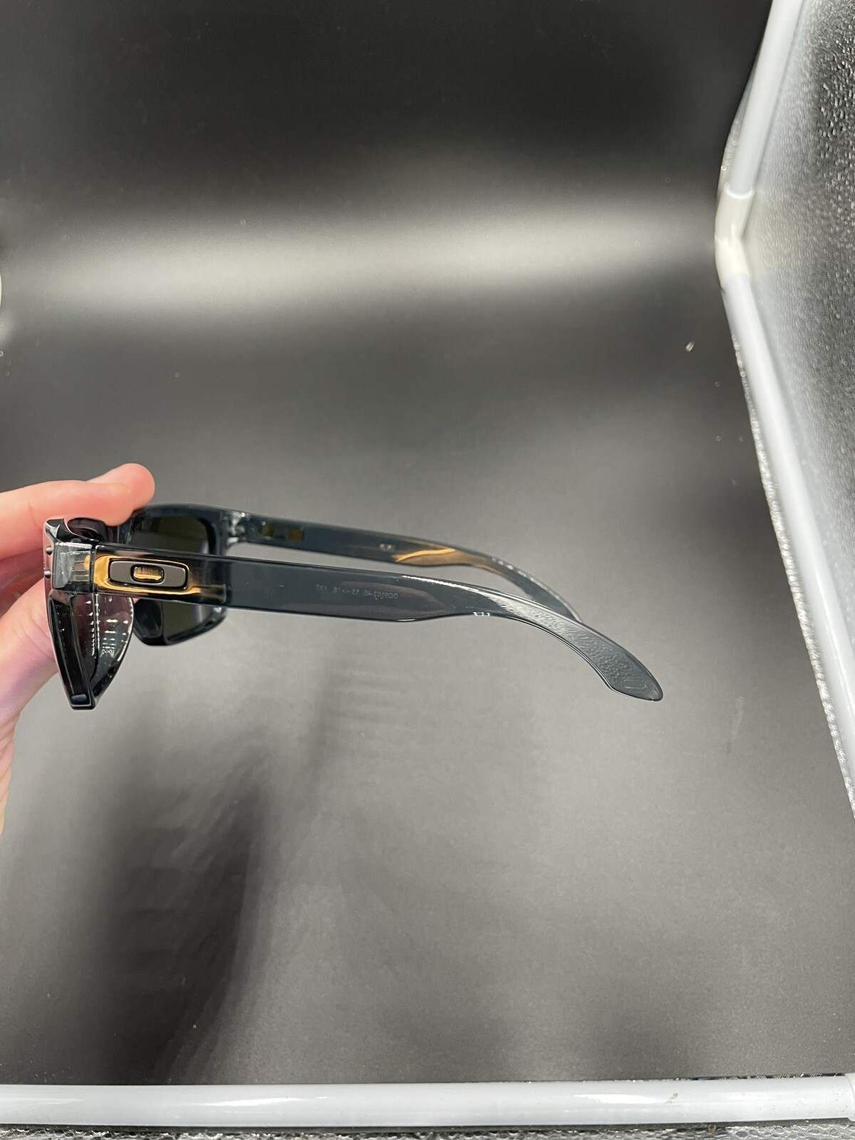 Oakley Holbrook Crystal Black w/ Violet Iridium Lenses