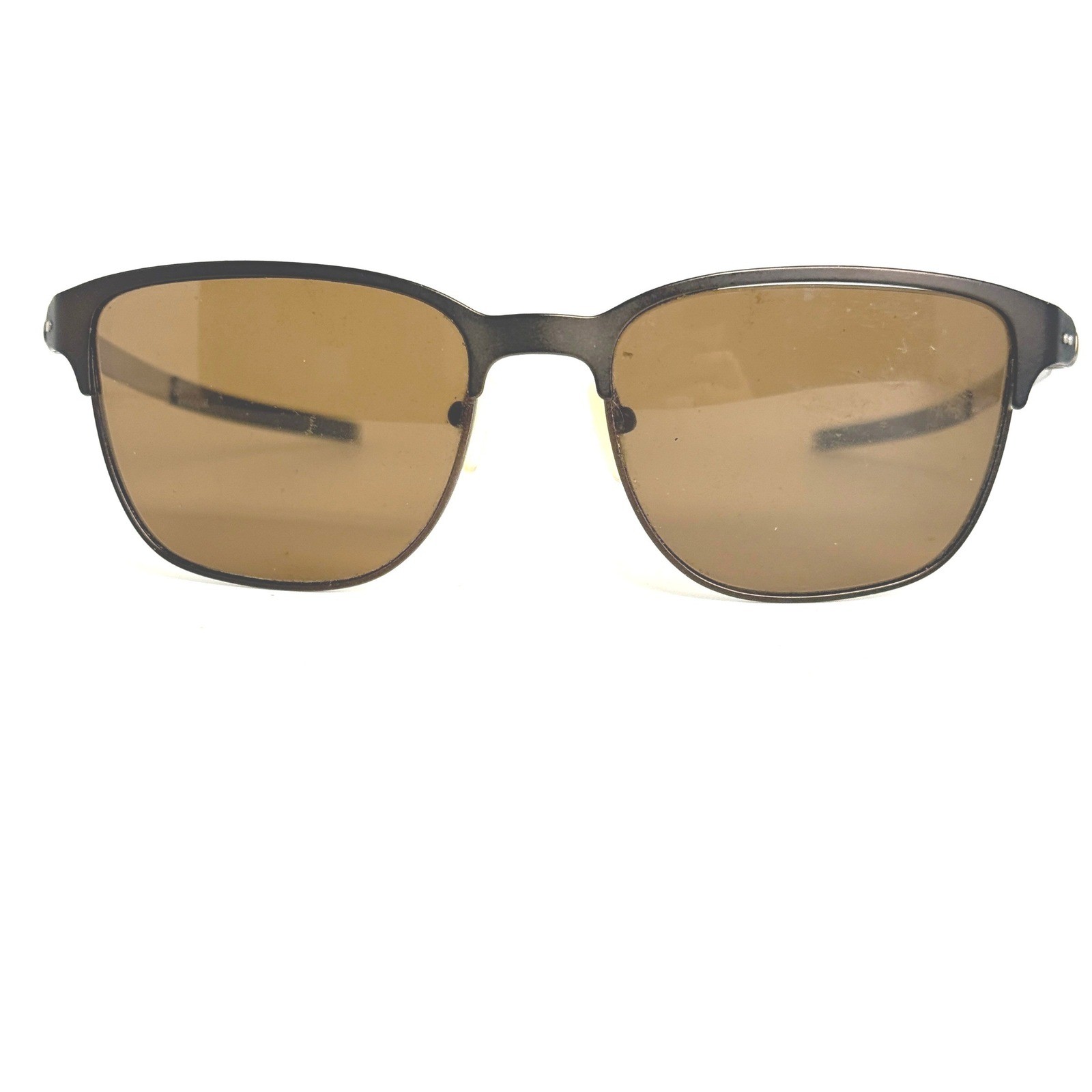 Oakley Seller OX3248-0254 Powder Pewter Square Sunglasses Mens 54mm Brown Lens
