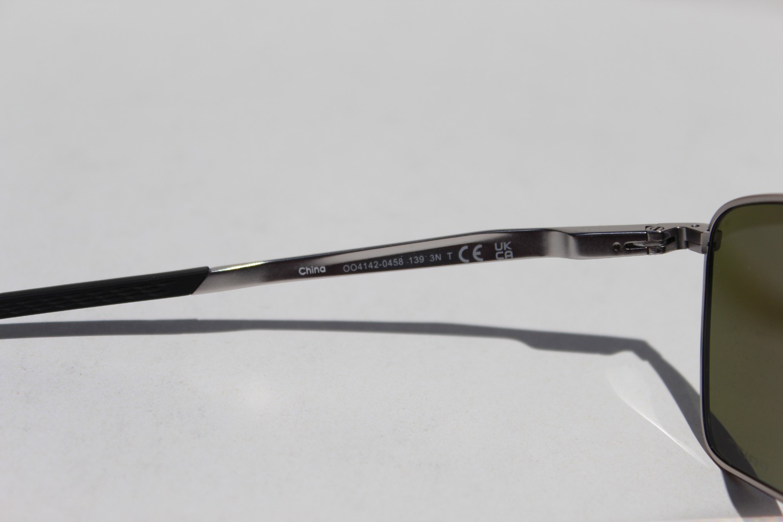 OAKLEY Ejector Sunglasses Satin Chrome/Prizm Sapphire OO4142-04 NEW