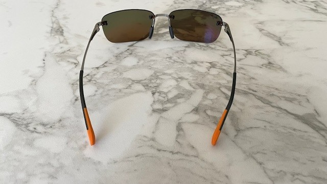 Maui Jim Sunglasses MJ624-17 Lanakila 59-15-140 Polarized Orange Mirror Light Ru