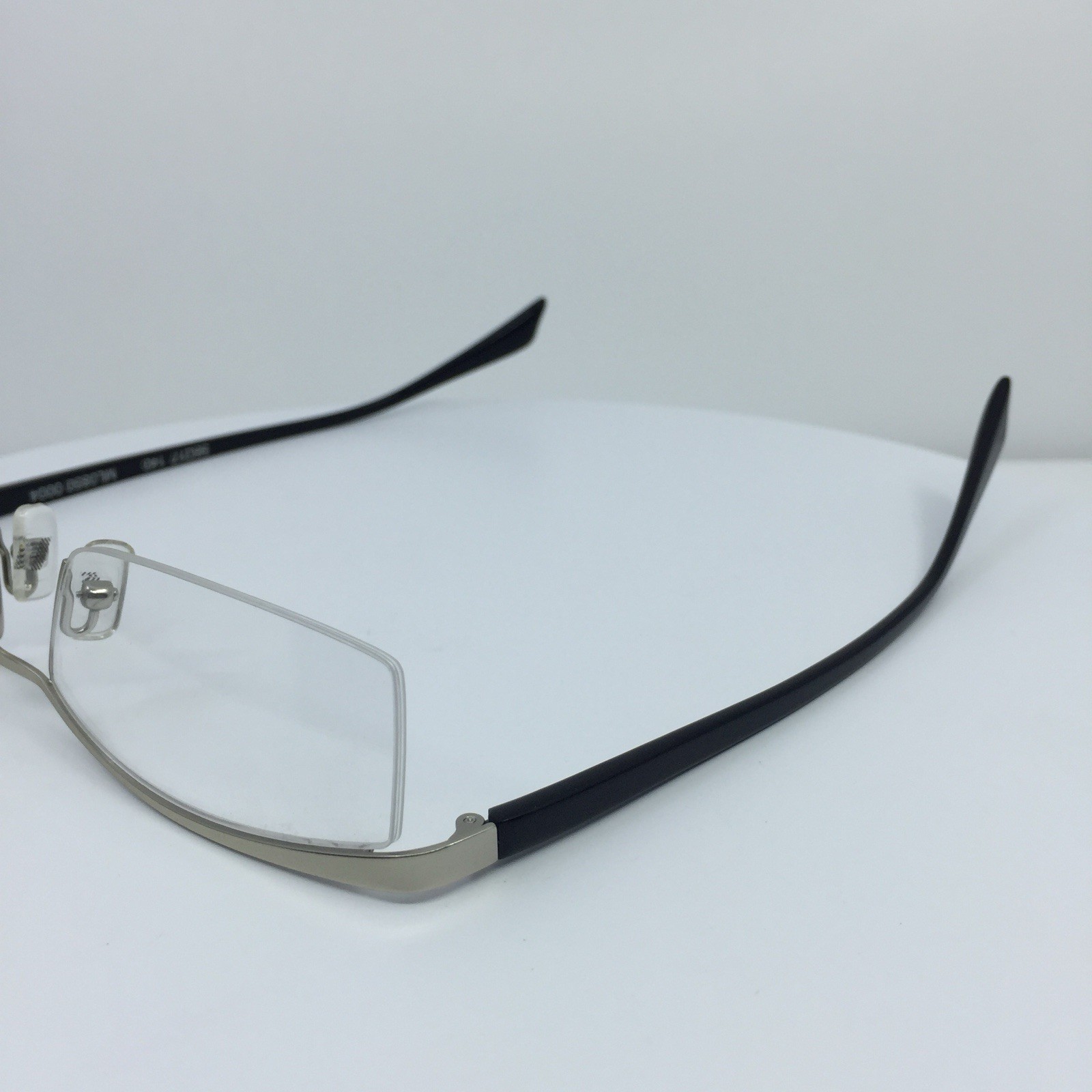 NEW Vintage MIKLI ML 0850 0004 Eyeglasses ML 0850 C. 0004 Silver & Black 56-17mm