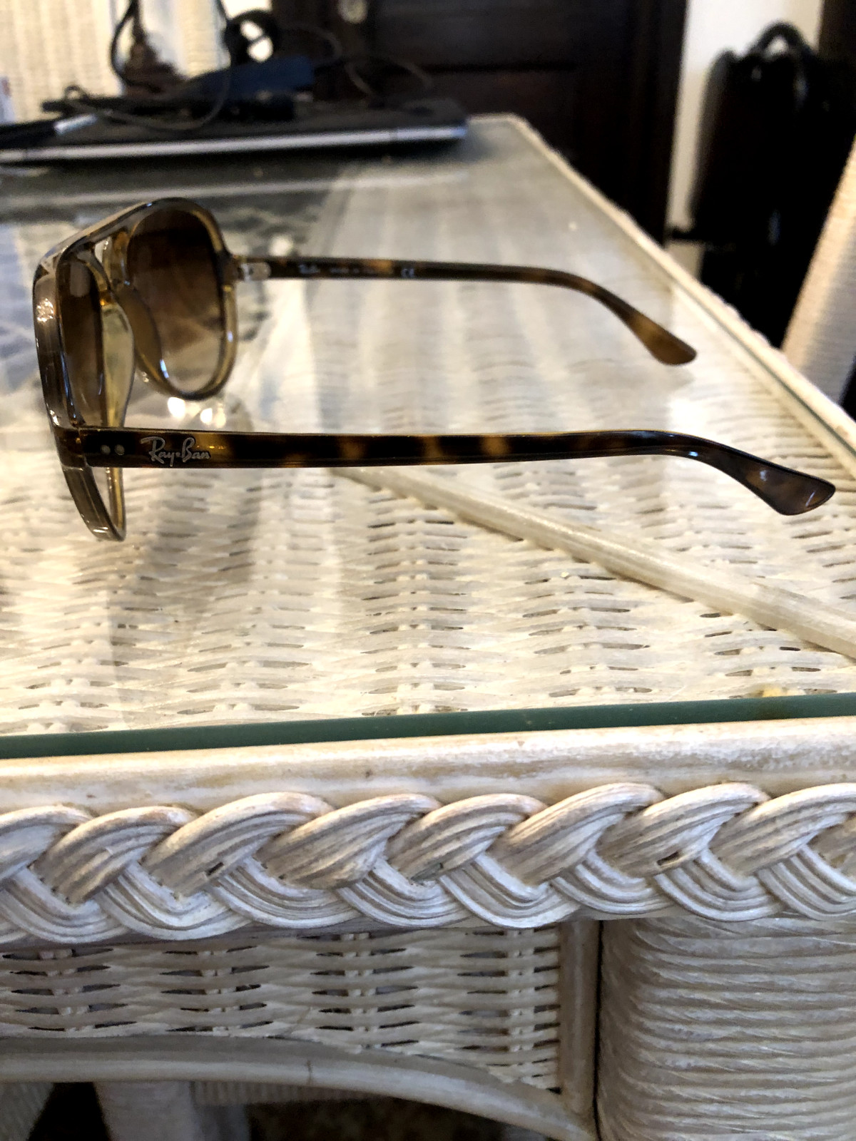 Ray-Ban RB4125 CATS5000 710/51 Aviator Sunglasses – Matte Havana