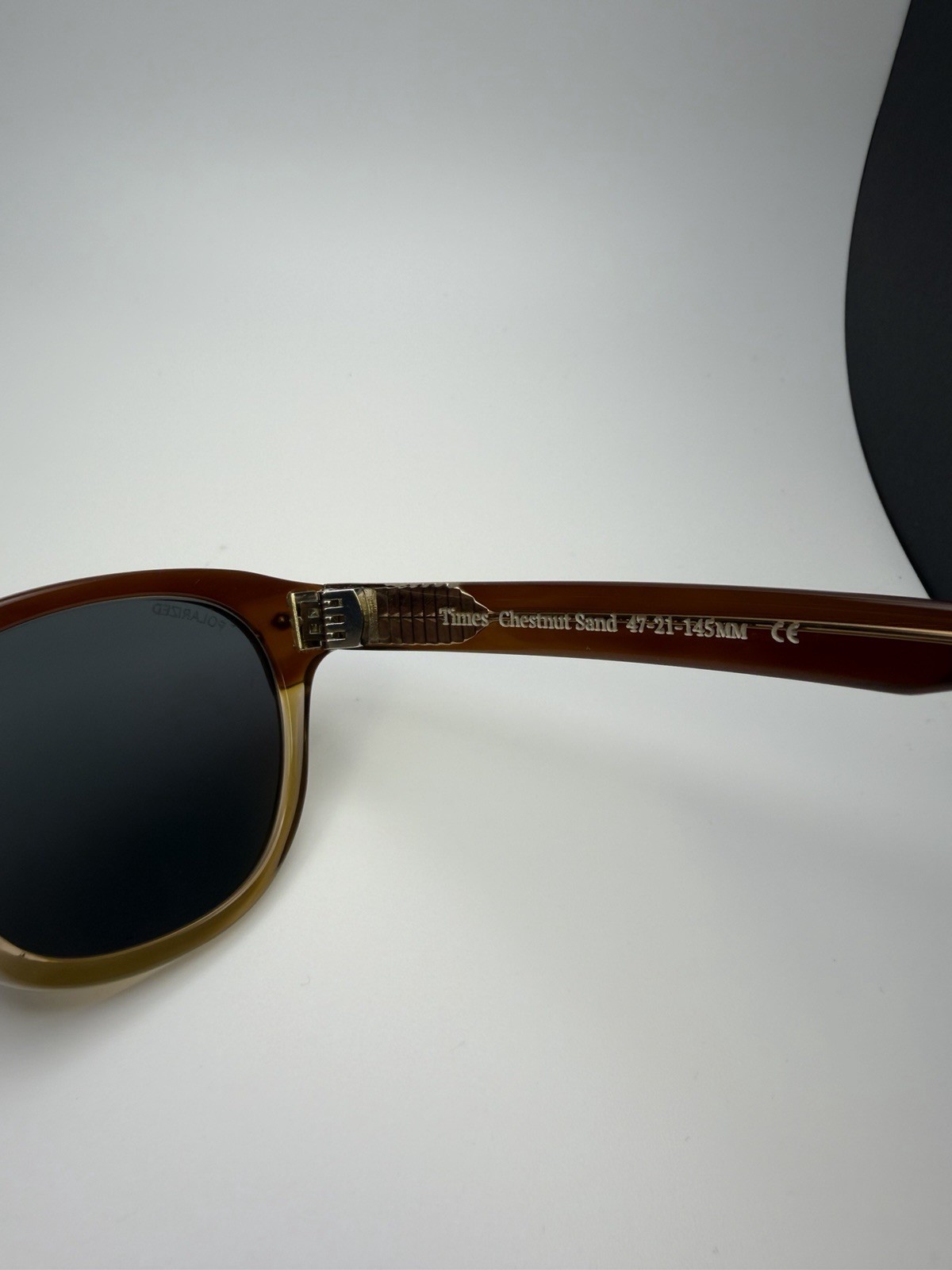 American Optical Times Chestnut Sand True Color Gray 47-21 mm Polarized RARE