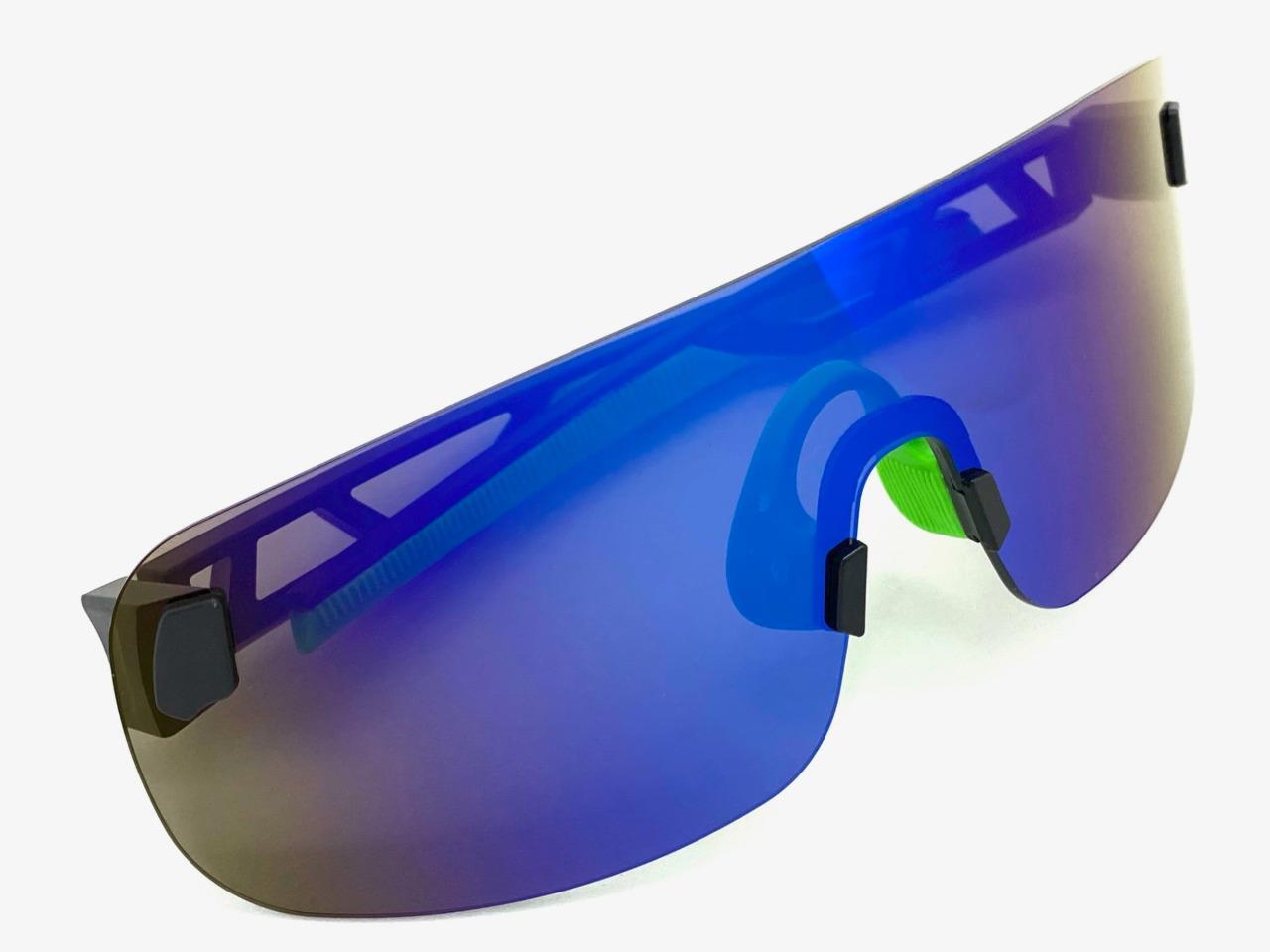 SPORTY WRAP AROUND Biker Cycling Shield SUNGLASSES Lightweight Flexible Frame C2