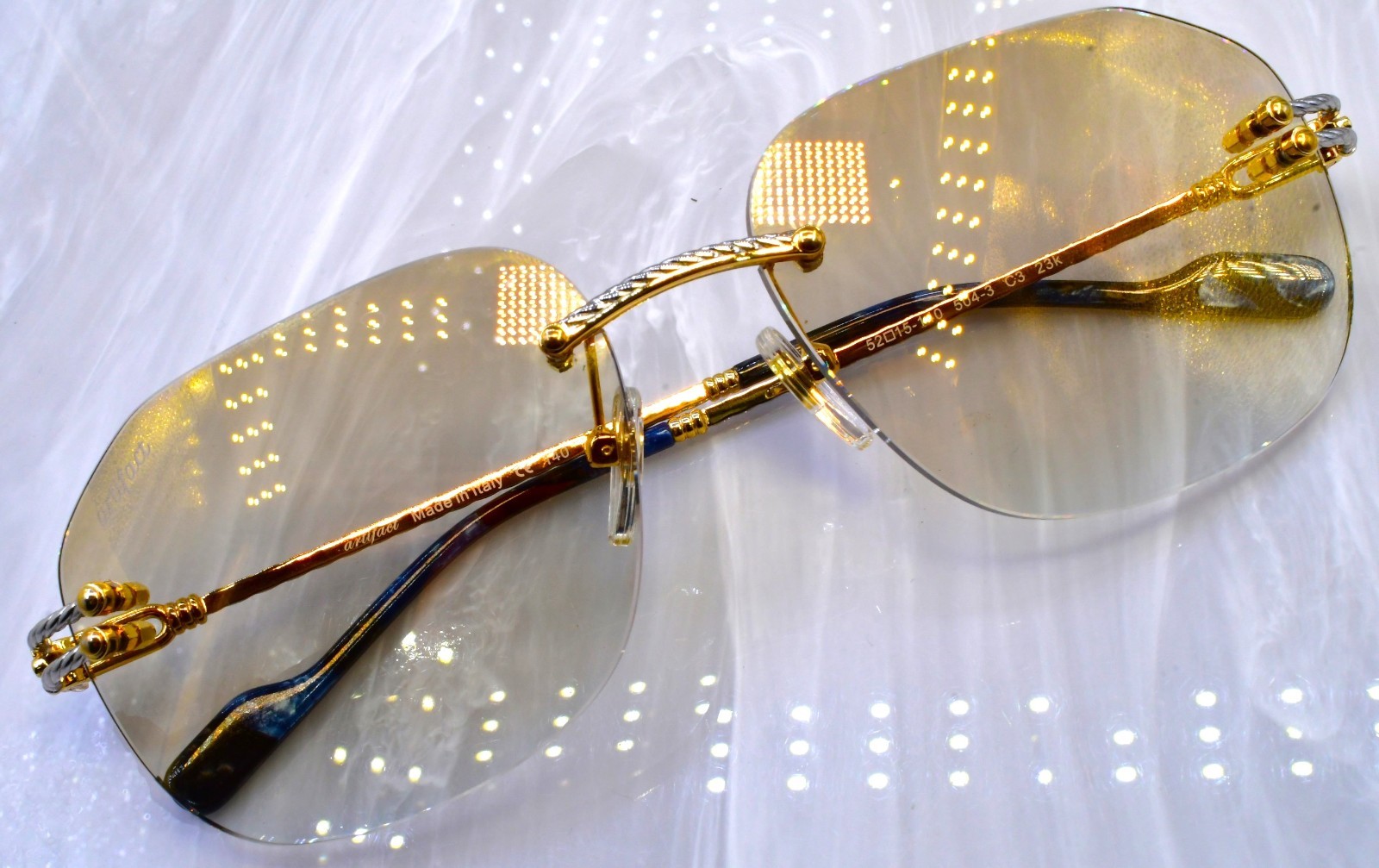 Artifact “Rope Line” Sunglasses Model 504/1 Gold Gradient Bi color