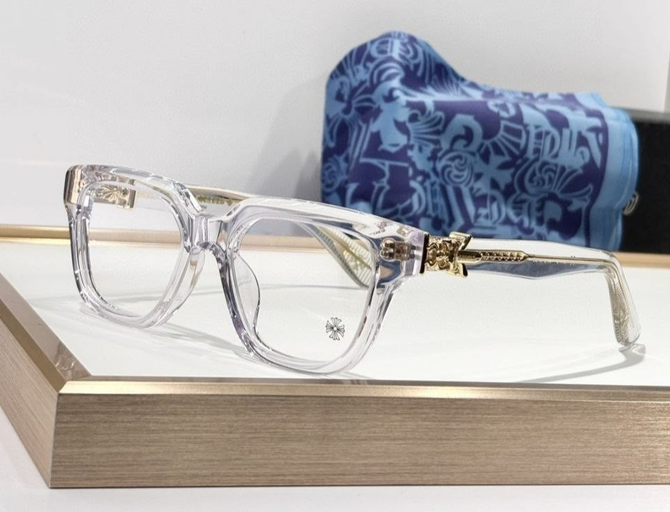 Chrome Hearts VAGILLIONAIRE II Eyeglasses Clear 54-19-152
