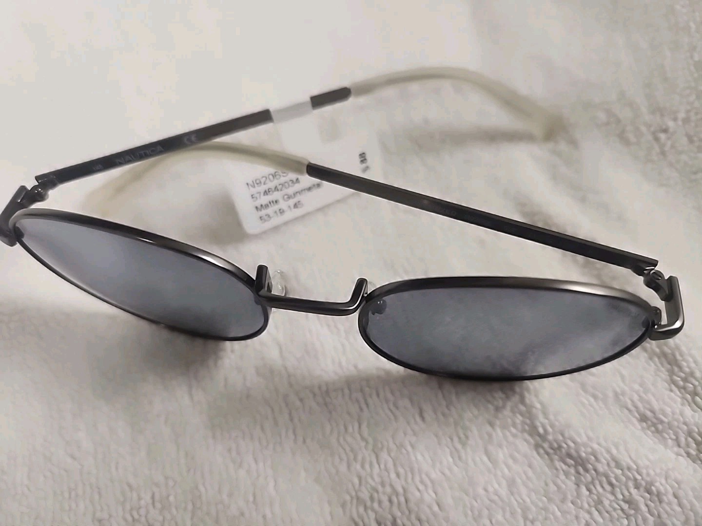 Nautica Rx’able Sport Sunglasses Glasses Matte Gunmetal 53-19-145 (N1)