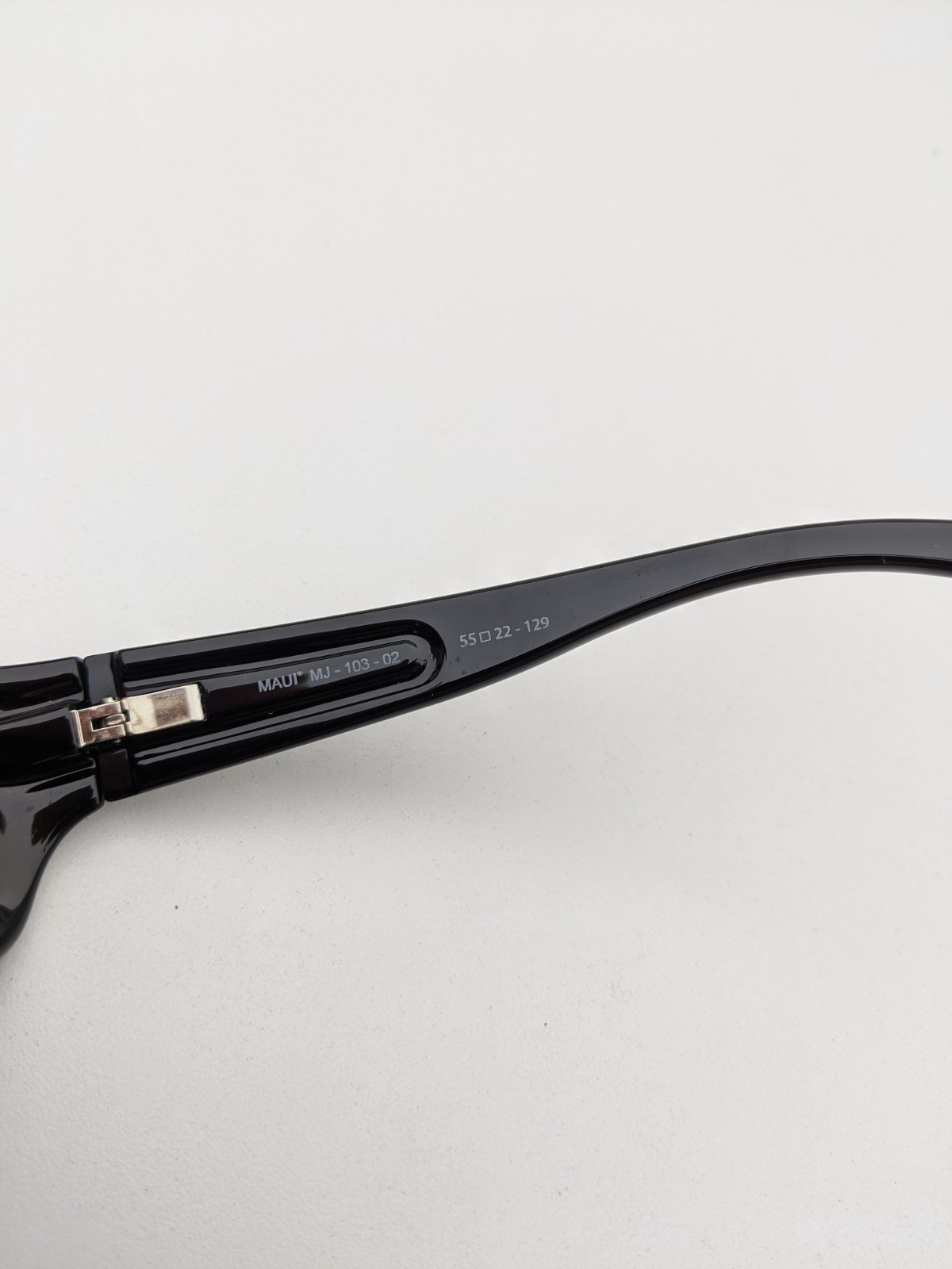 🕶️Made in Italy! Maui Jim MJ103-02 Stingray Sunglasses 55/22 129 /EUC543🕶️