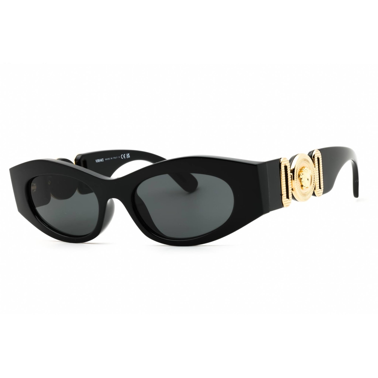 Versace Unisex Sunglasses Black/Gold Plastic Full Rim Frame 0VE4480U GB1/87
