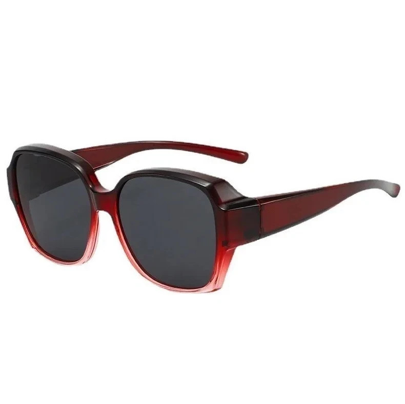 Polarized Fit Over Sunglasses UV400 Folding Myopia Glasses Cover Men Women