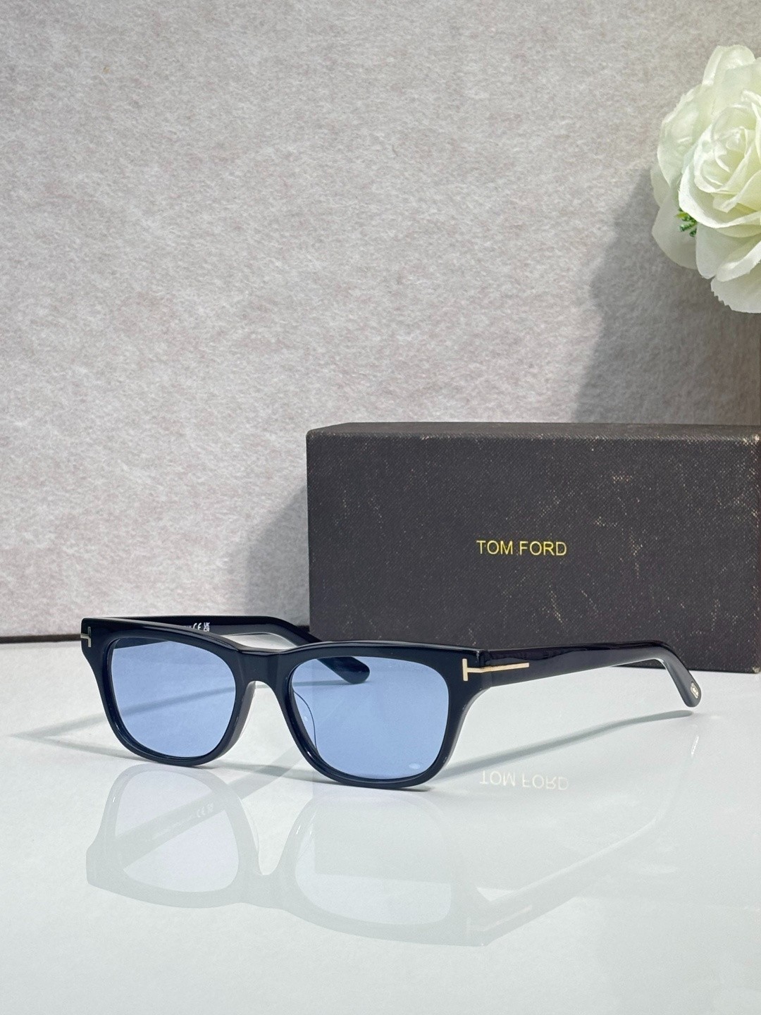 Tom Ford Penn-02 Sunglasses TF1362 01N Black/Blue 43-16-145mm With Case New