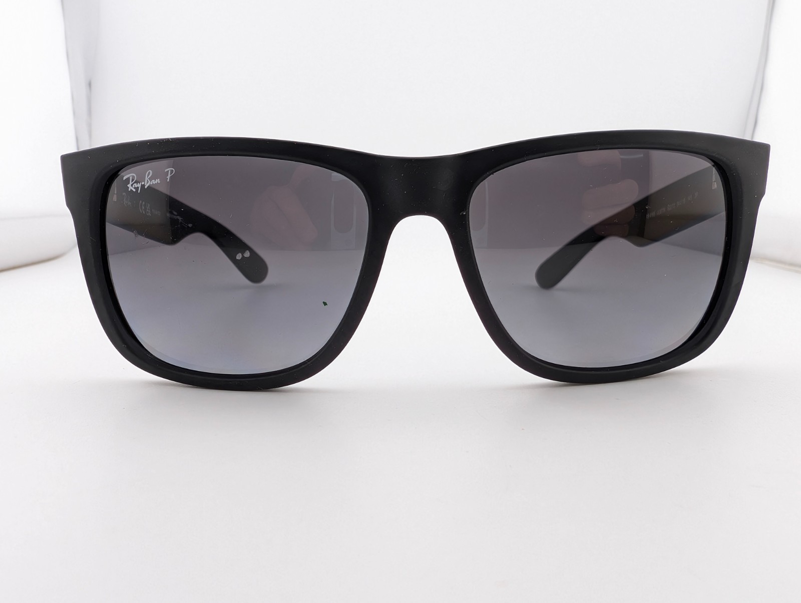 Ray-Ban Sunglasses, Polarized Lenses, Justin RB 4165 622/T3 Matte Blk, 54-16-145