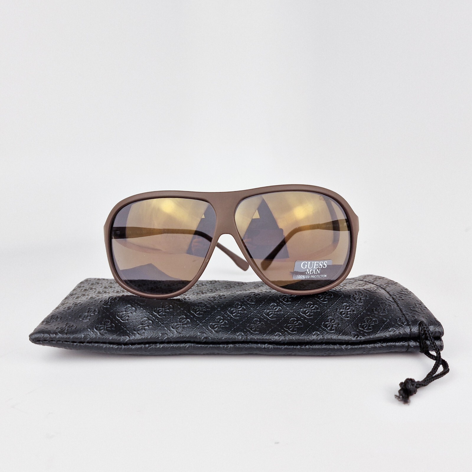 Guess Men’s Sunglasses GU6828-MBRN-6F Brown Frames 100% UV Protection Brand New