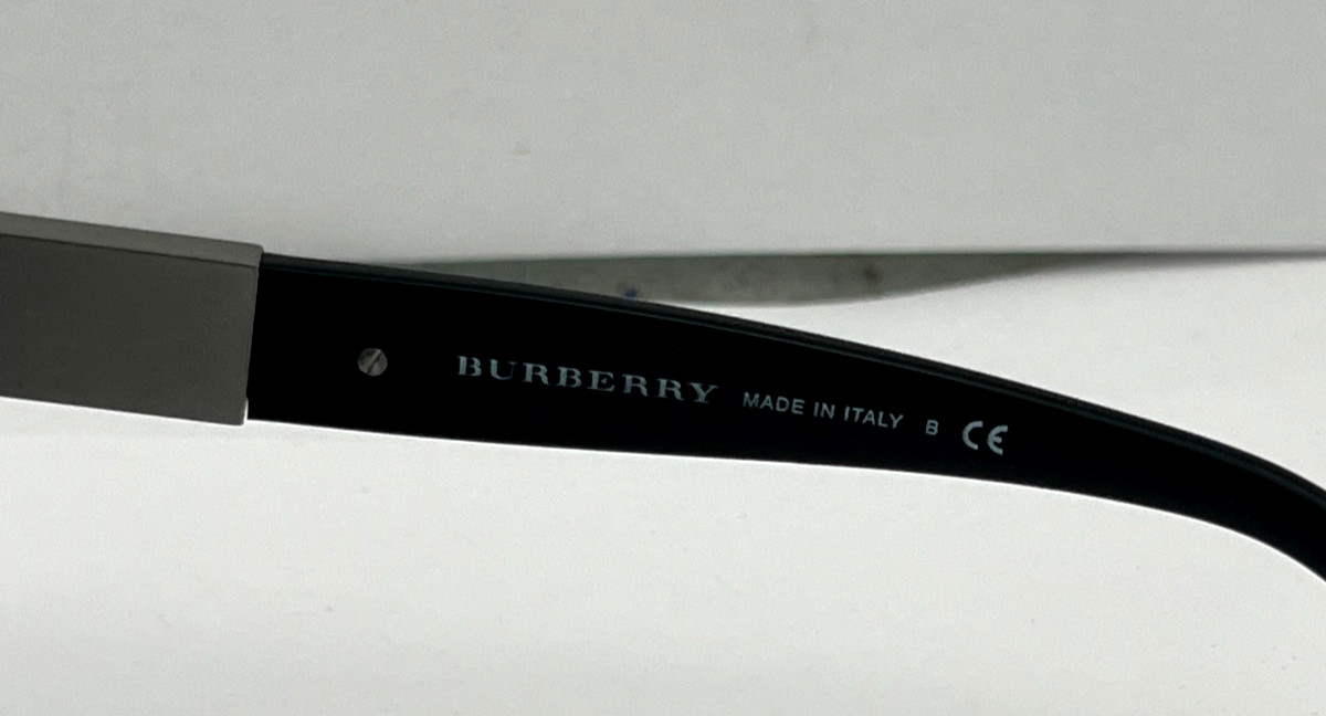 BURBERRY B4170 3001/87 57 17 140 3N GLOSS BLACK SUNGLASSES
